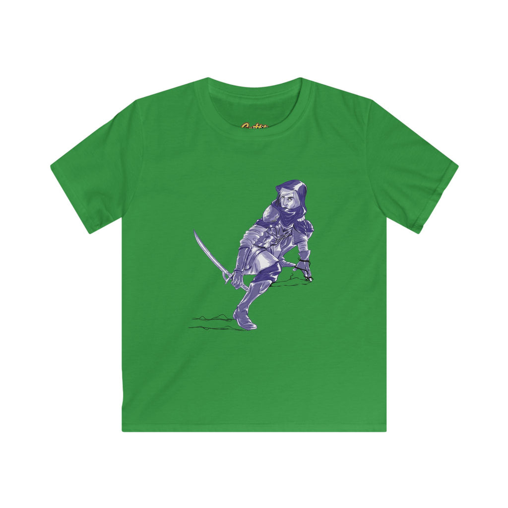 Kids Ninja Tee — Purple Shadow Graphic Shirt