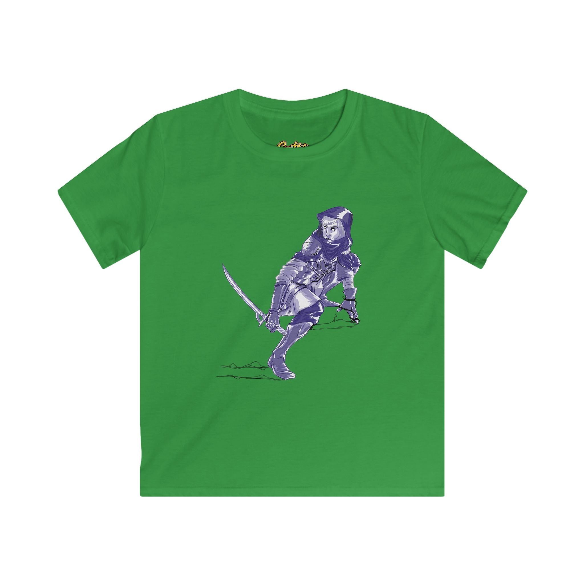 Kids Ninja Tee — Purple Shadow Graphic Shirt