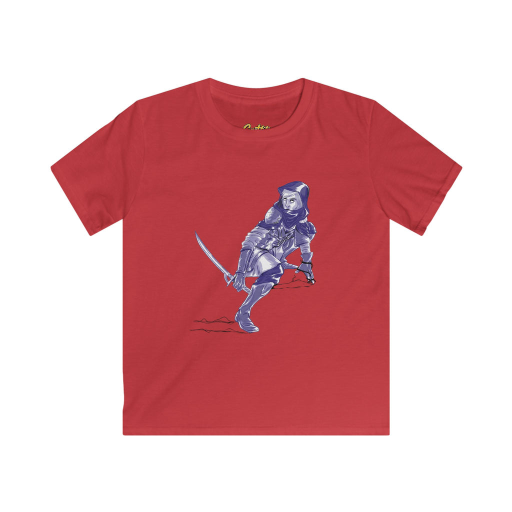 Kids Ninja Tee — Purple Shadow Graphic Shirt