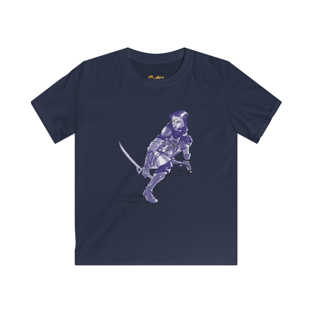 Kids Ninja Tee — Purple Shadow Graphic Shirt