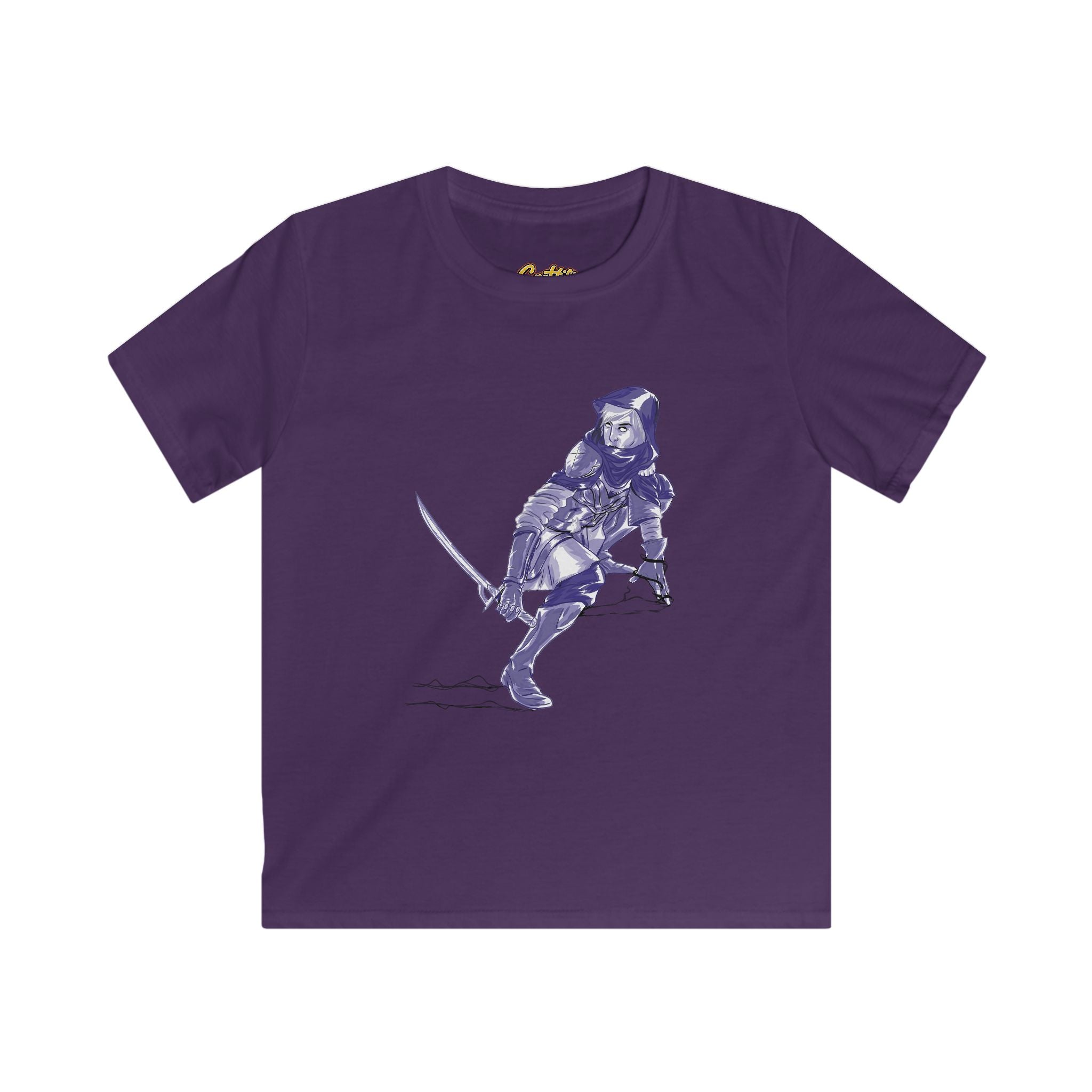 Kids Ninja Tee — Purple Shadow Graphic Shirt