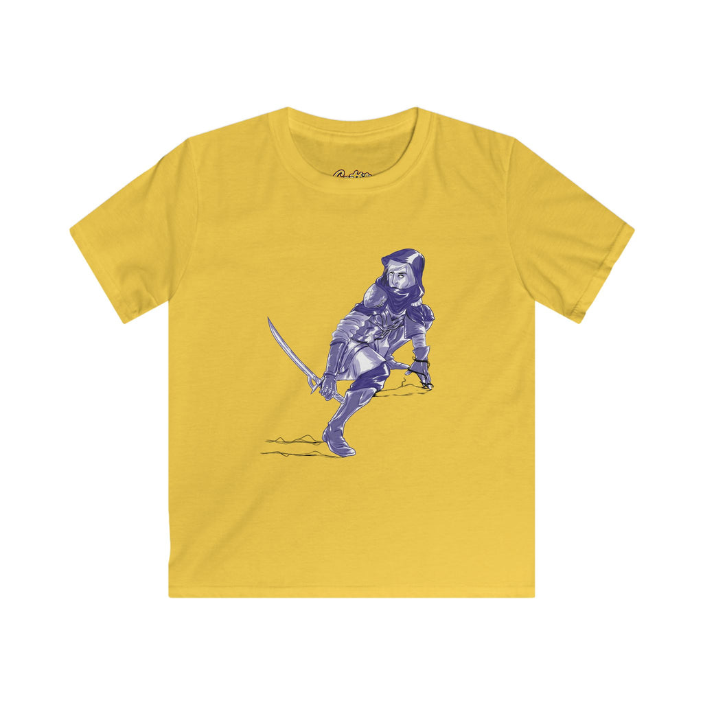 Kids Ninja Tee — Purple Shadow Graphic Shirt