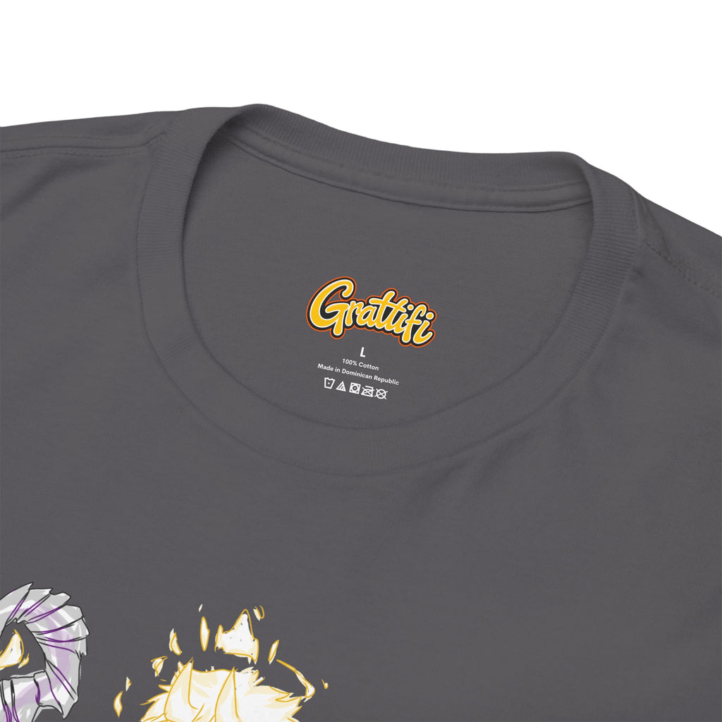 Flameborne Sorcerer Graphic Tee — Fantasy Mage Fire Sorcerer Shirt