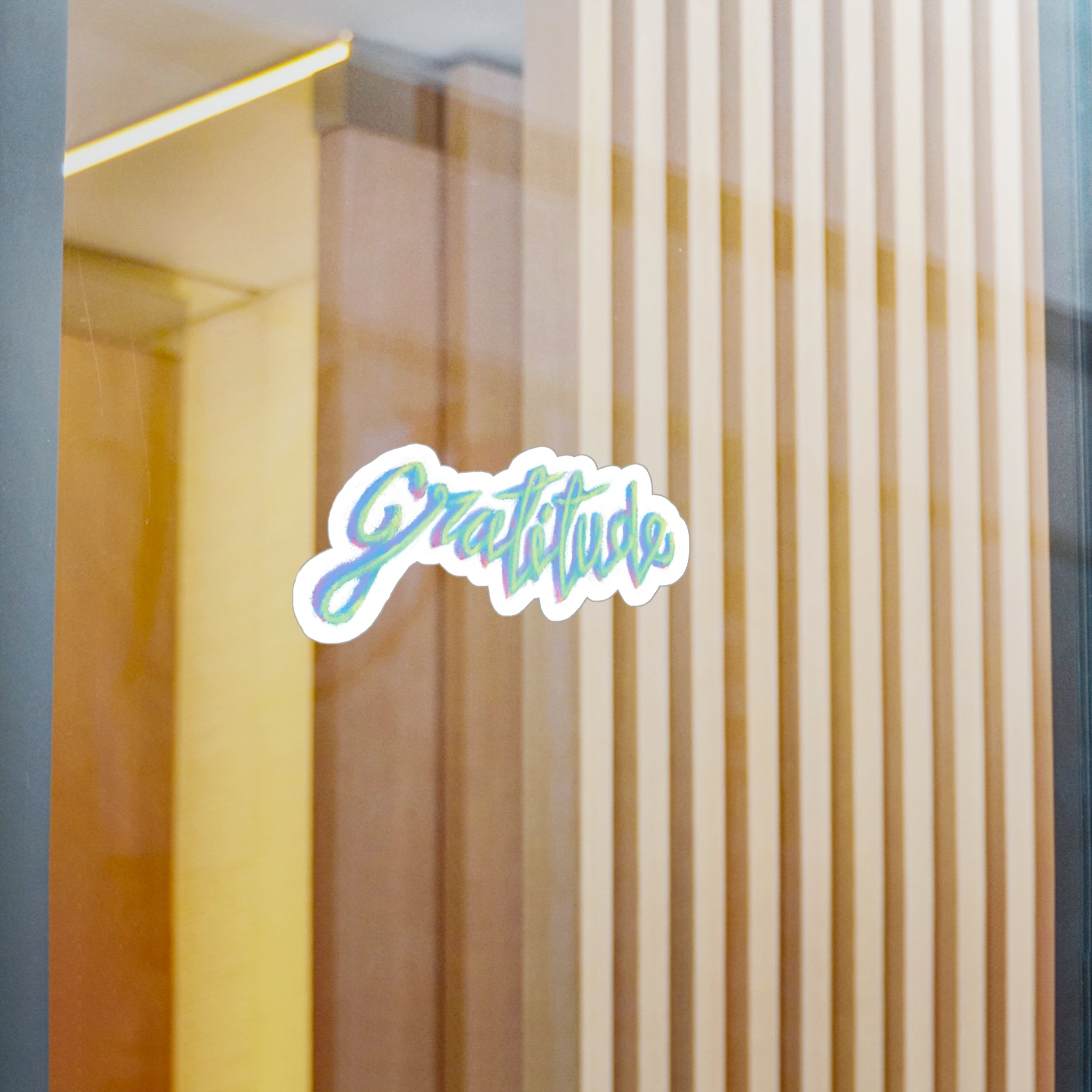 Gratitude Kiss-Cut Vinyl Decals