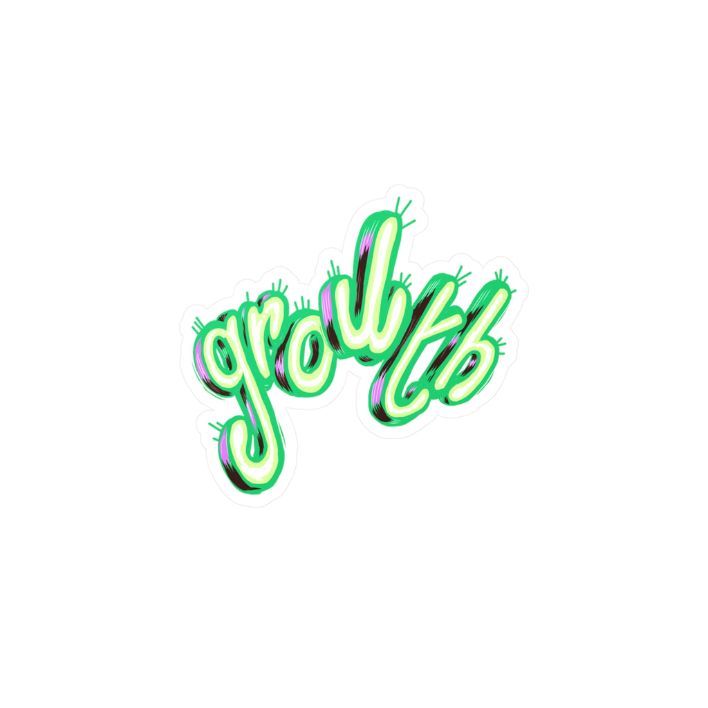 Grow Up Graffiti Kiss-Cut Vinyl Sticker