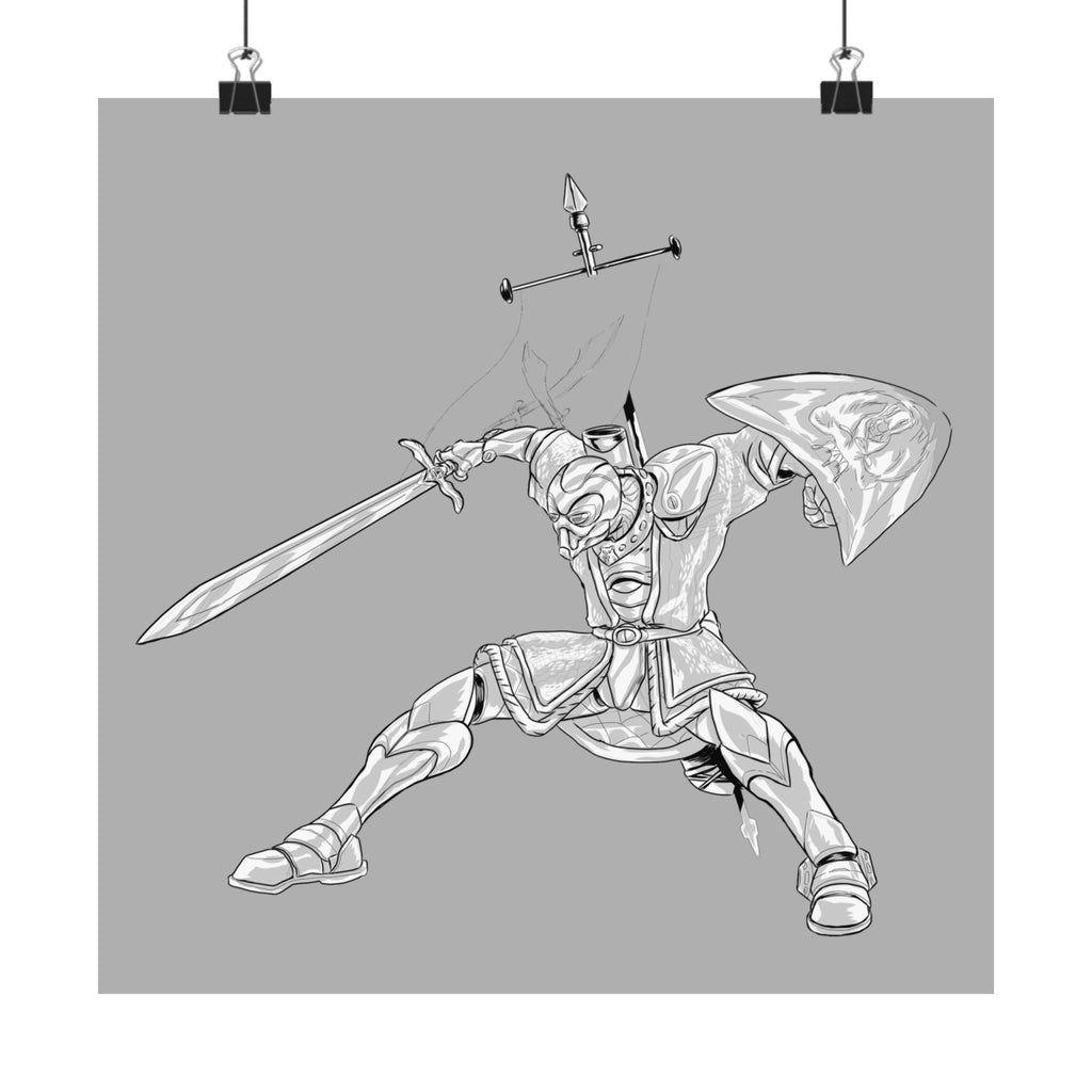 Mechanical Knight | Matte Poster