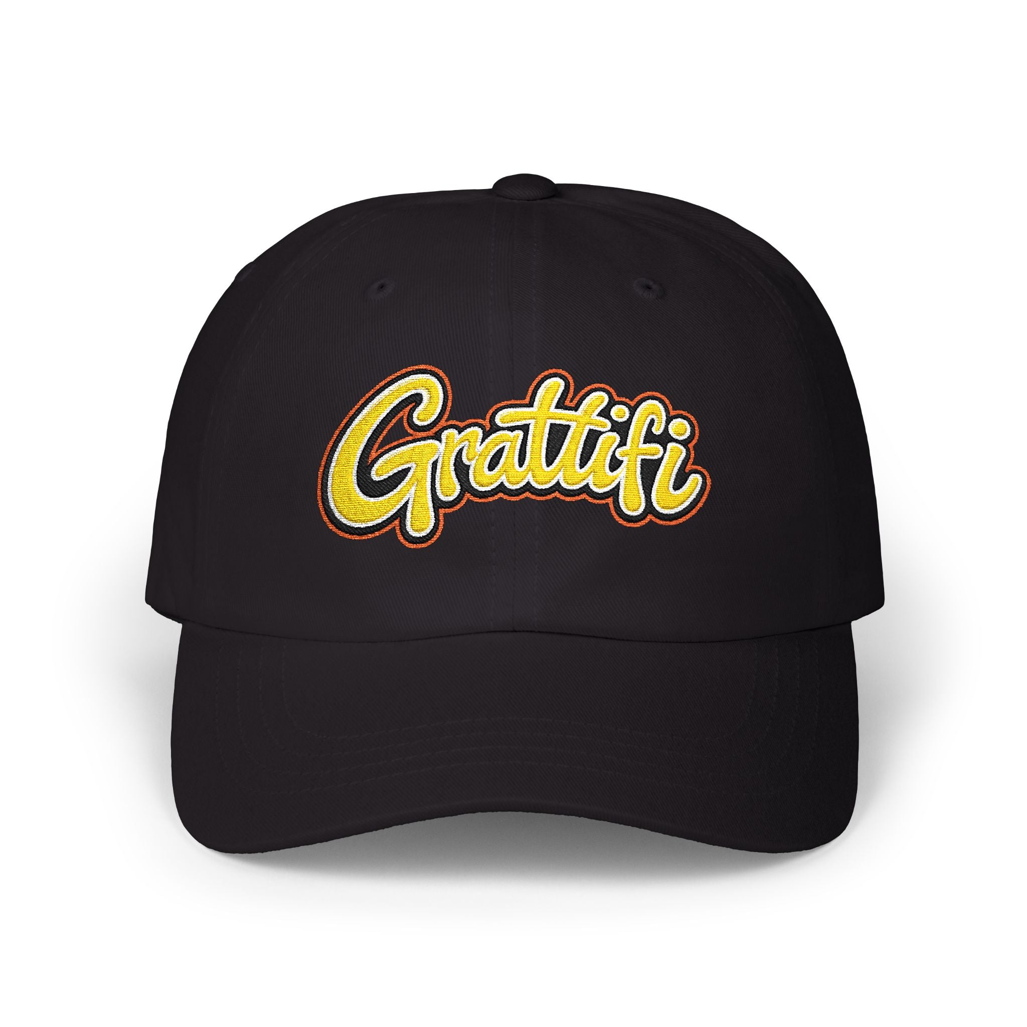 Grattifi Classic Embroidered Dad Cap — Minimal Logo Baseball Hat