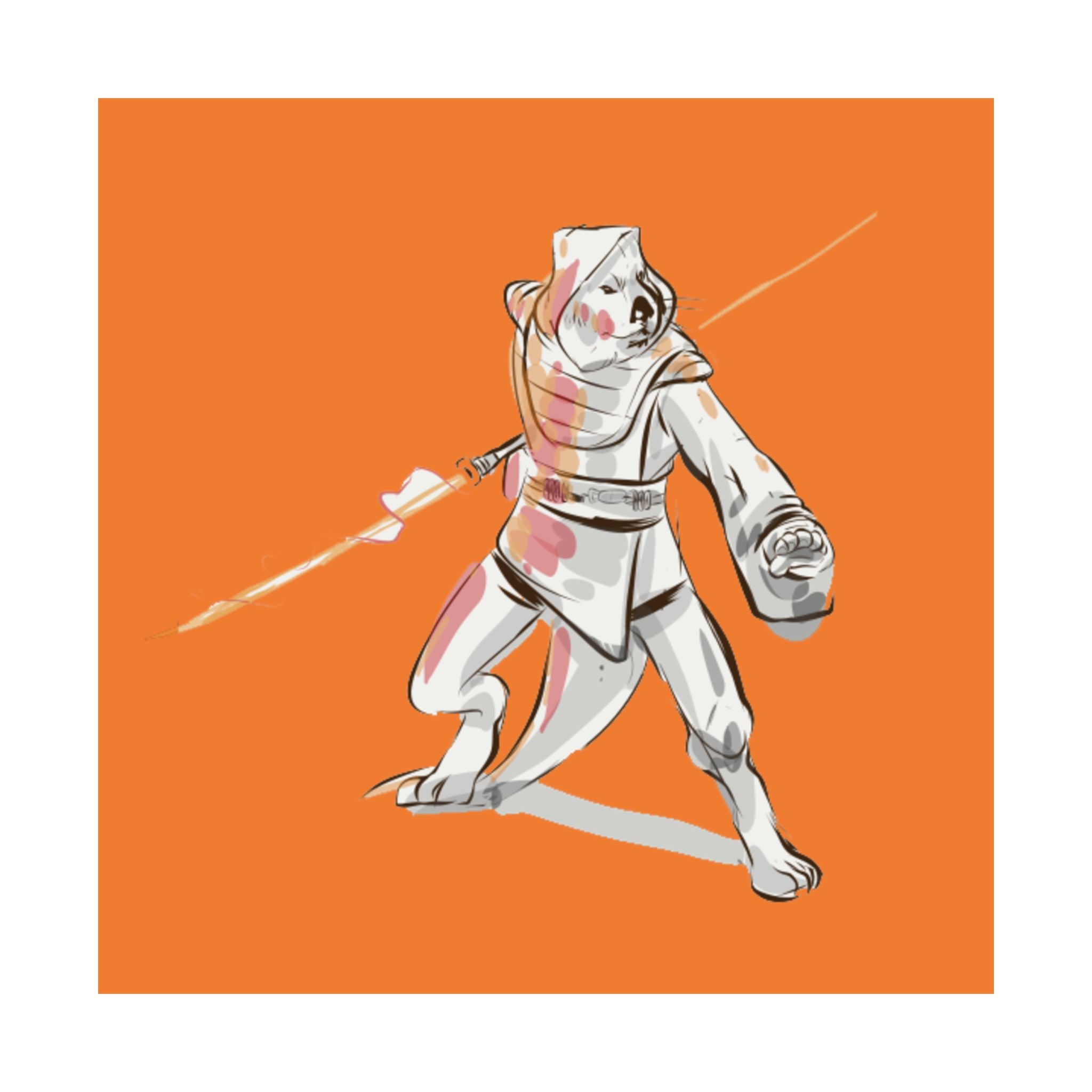 Solarian Warrior | Matte Poster