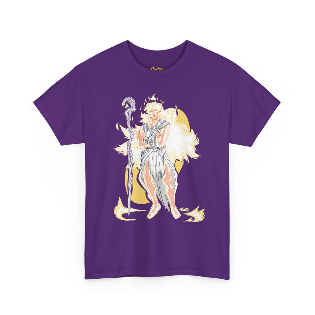 Flameborne Sorcerer Graphic Tee — Fantasy Mage Fire Sorcerer Shirt