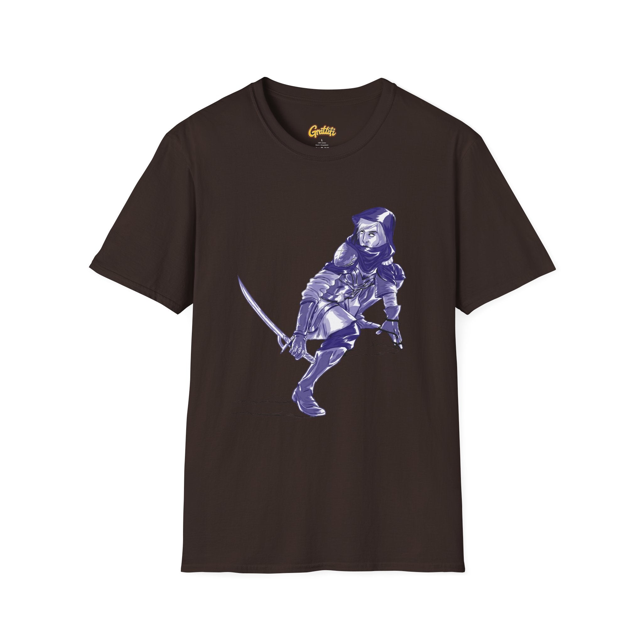 Female Assassin T-Shirt — Purple Assassin Graphic