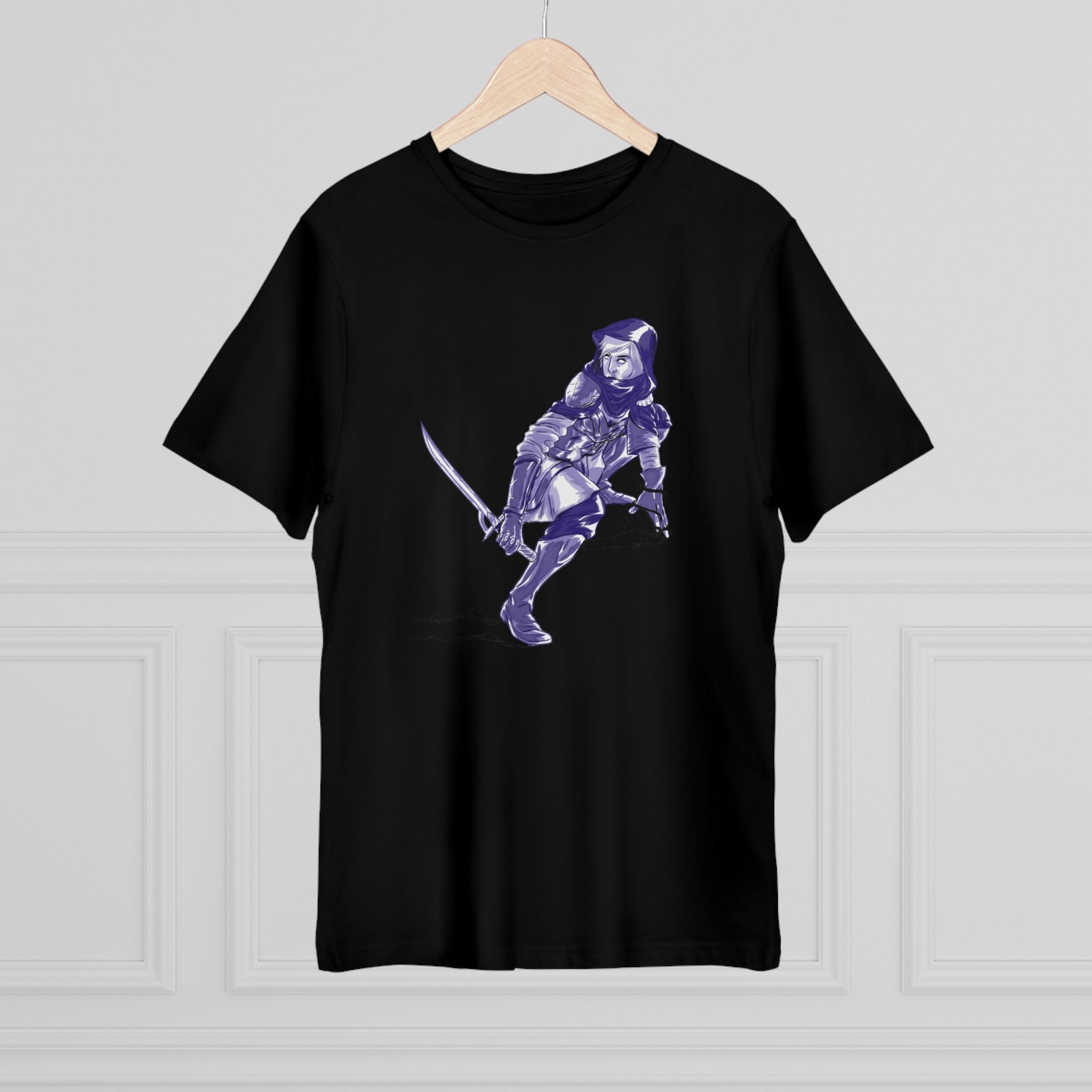 Female Assassin Graphic Tee — Women's Assassin-Themed T-Shirt