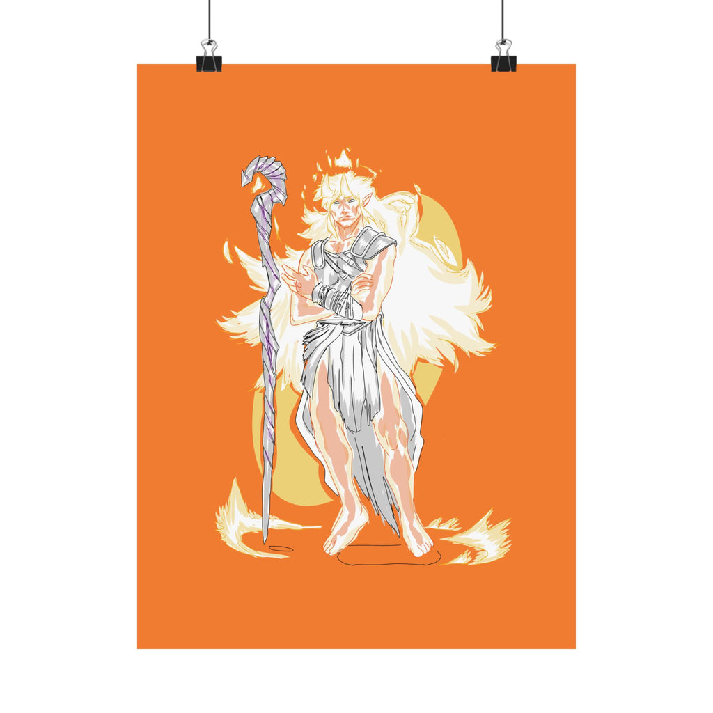 Flameborne Sorcerer | Matte Poster