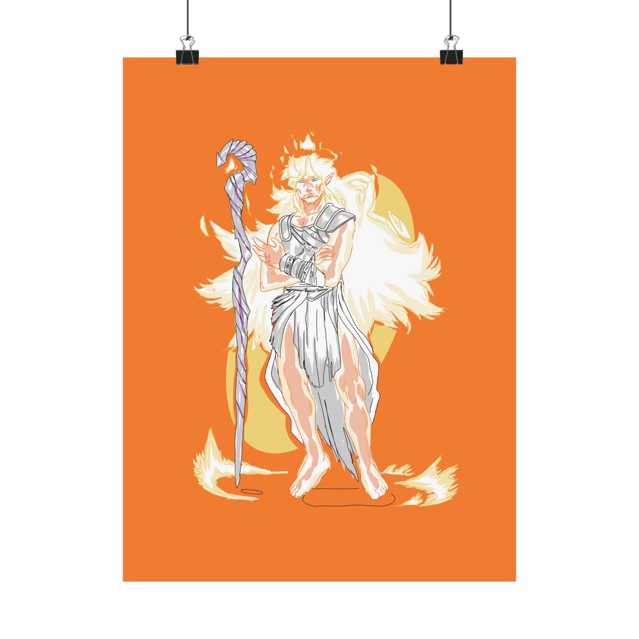 Flameborne Sorcerer | Matte Poster