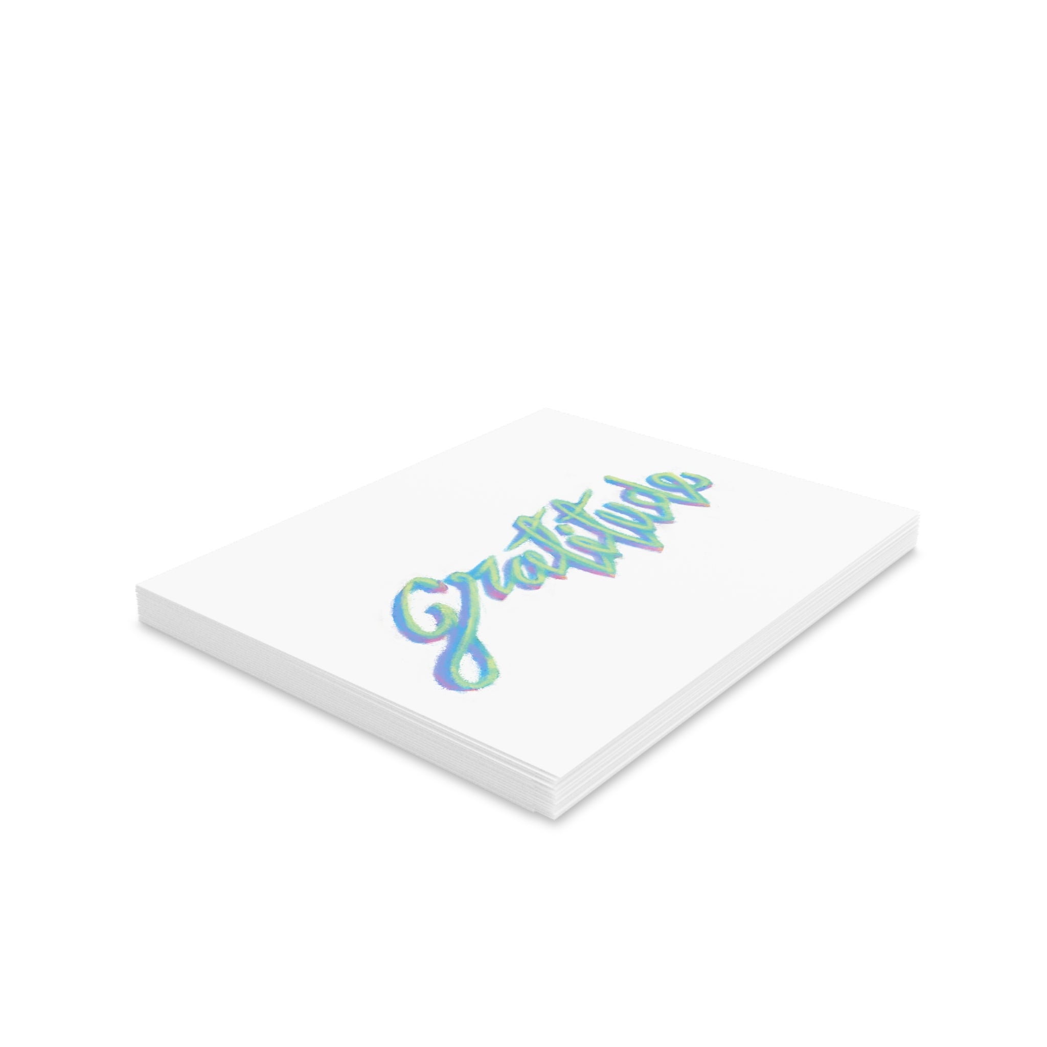 Gratitude Greeting Cards — Set of 8/16/24 Pastel Handlettered Thank You Cards