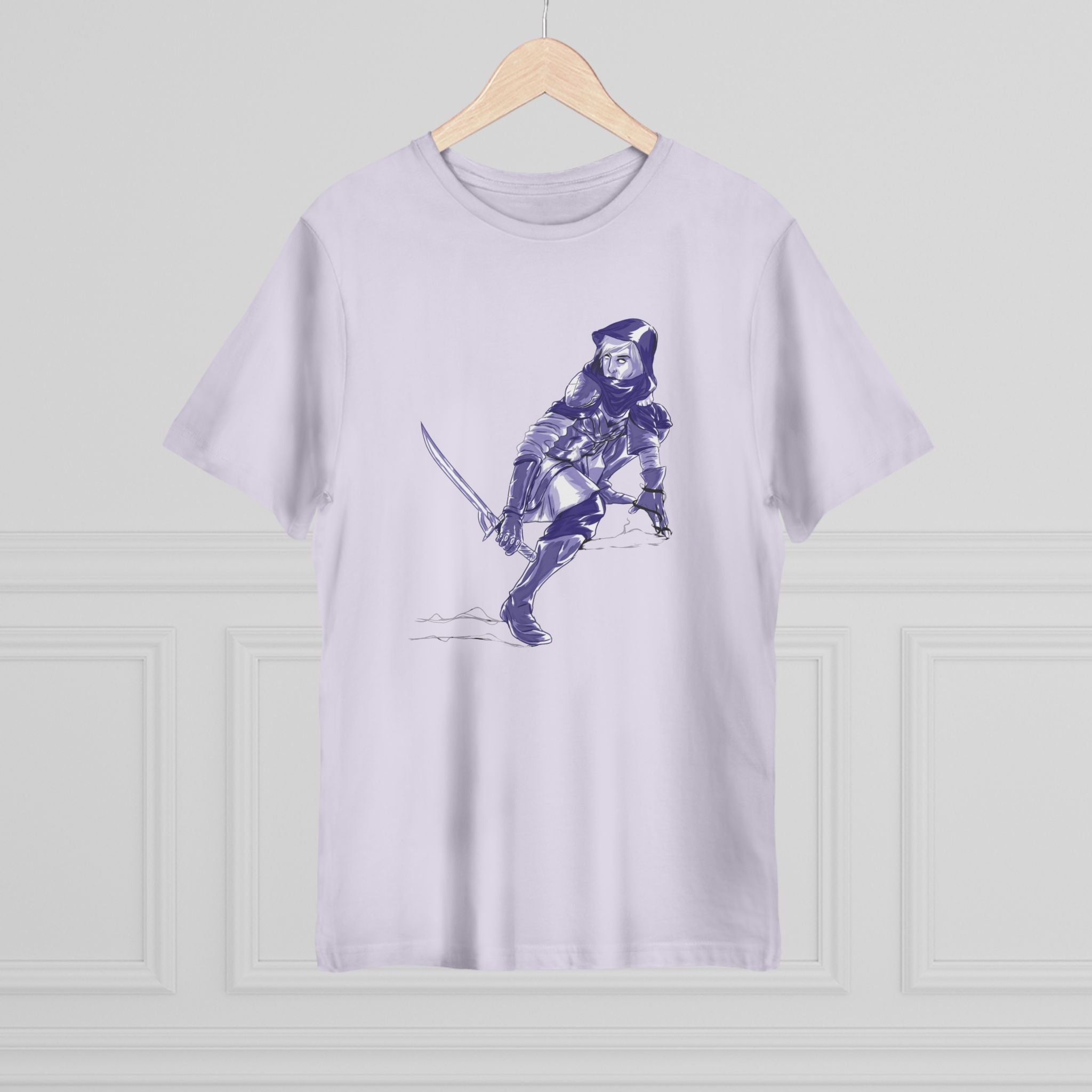 Female Assassin Graphic Tee — Women's Assassin-Themed T-Shirt