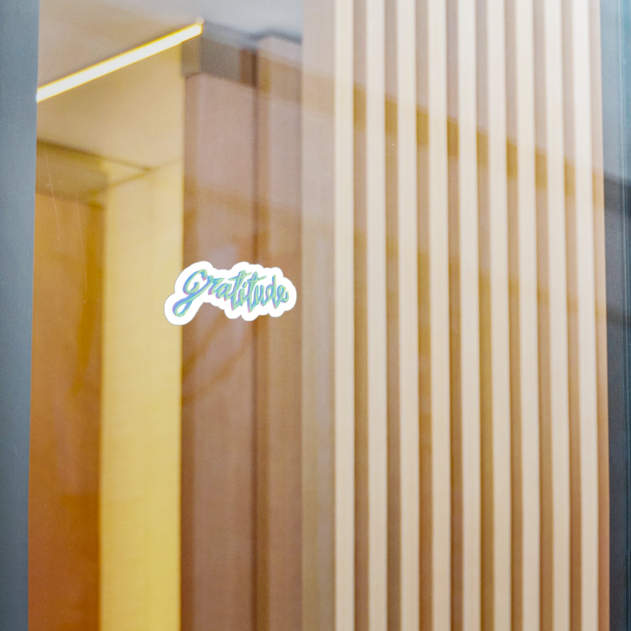 Gratitude Kiss-Cut Vinyl Decals