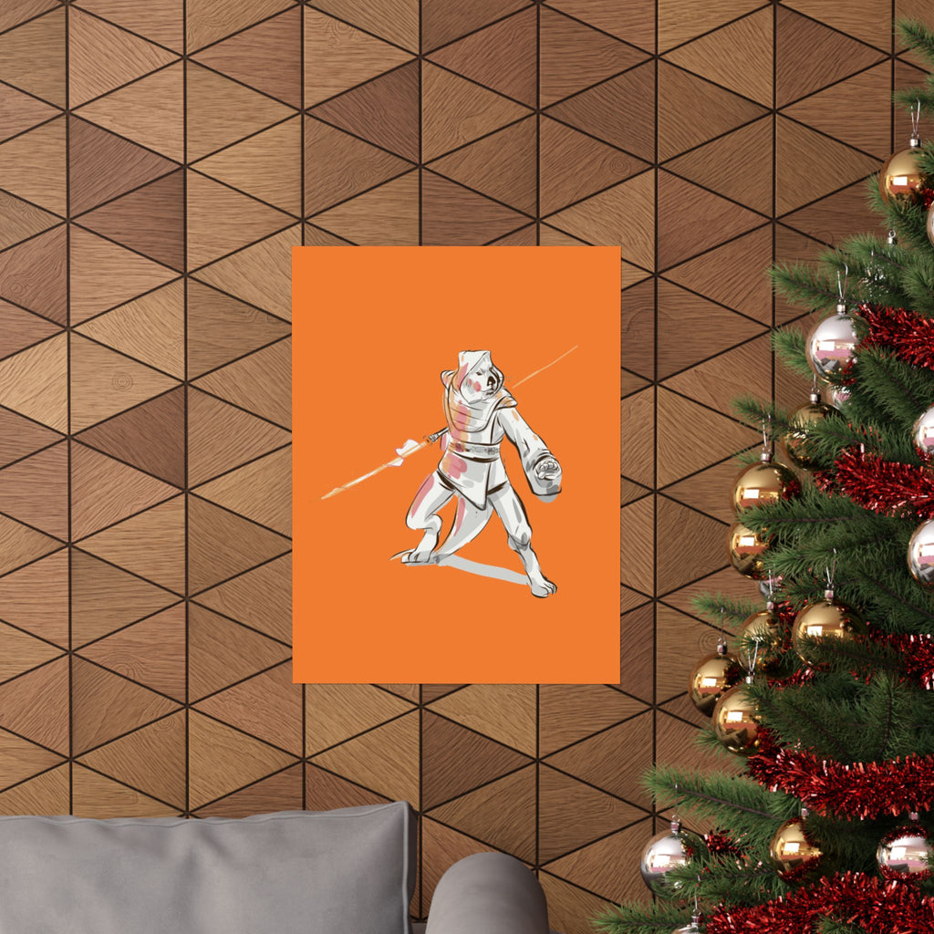 Solarian Warrior | Matte Poster