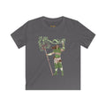 Kids Fantasy Druid T‑Shirt — Green Lightning Magic Graphic Tee