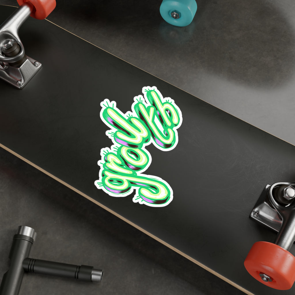 Grow Up Graffiti Kiss-Cut Vinyl Sticker