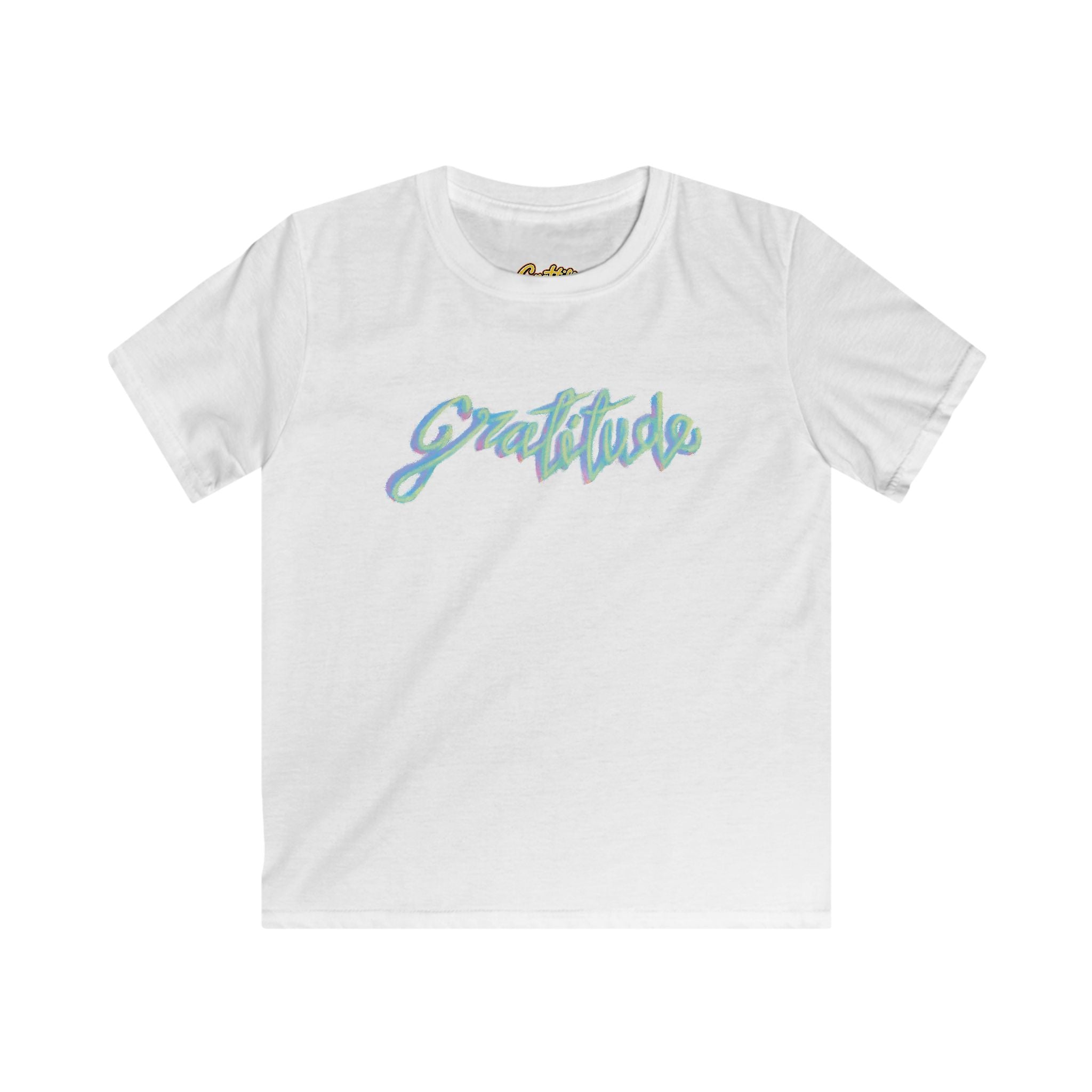 Kids 'Gratitude' Graphic Tee — Positive Message Youth T-Shirt