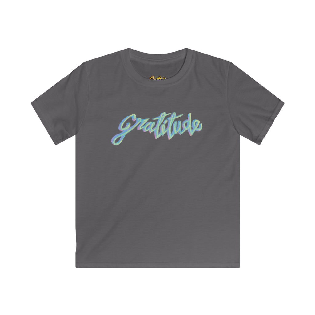 Kids 'Gratitude' Graphic Tee — Positive Message Youth T-Shirt