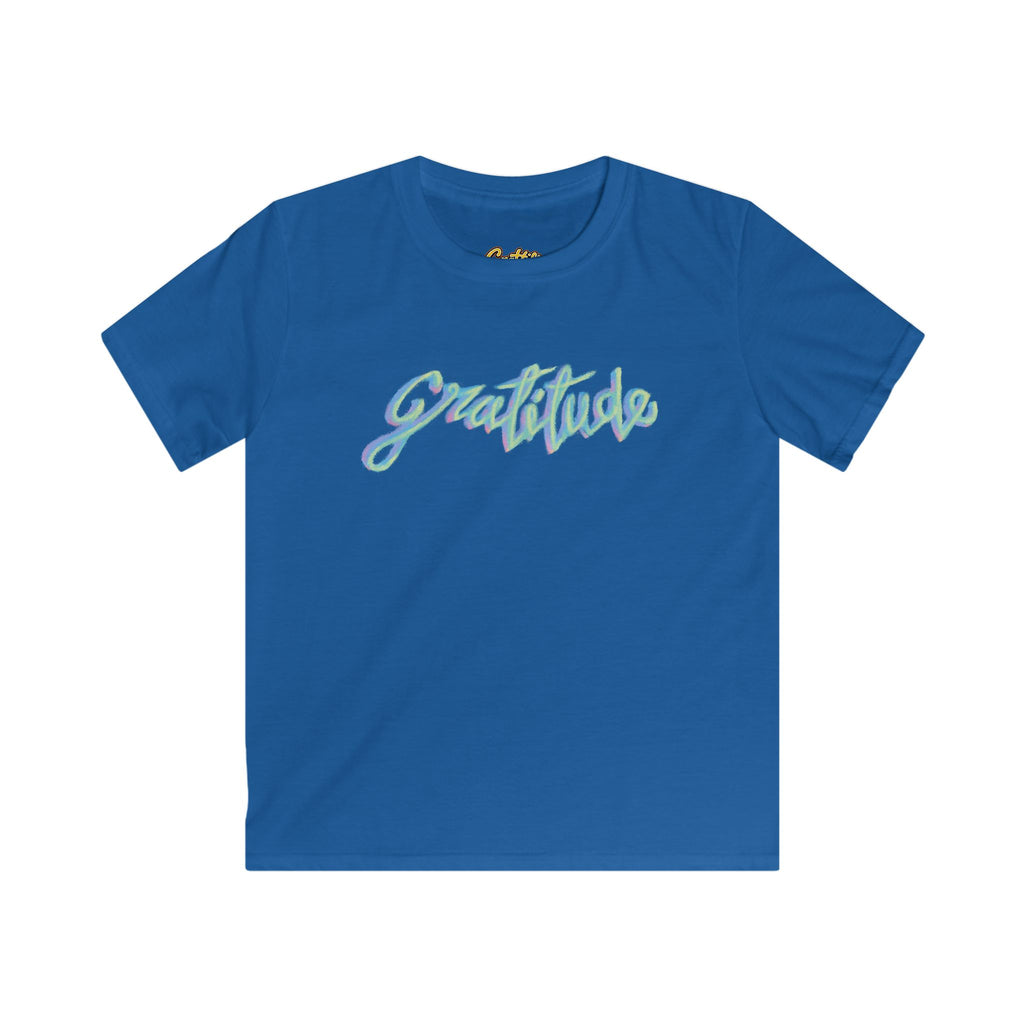 Kids 'Gratitude' Graphic Tee — Positive Message Youth T-Shirt