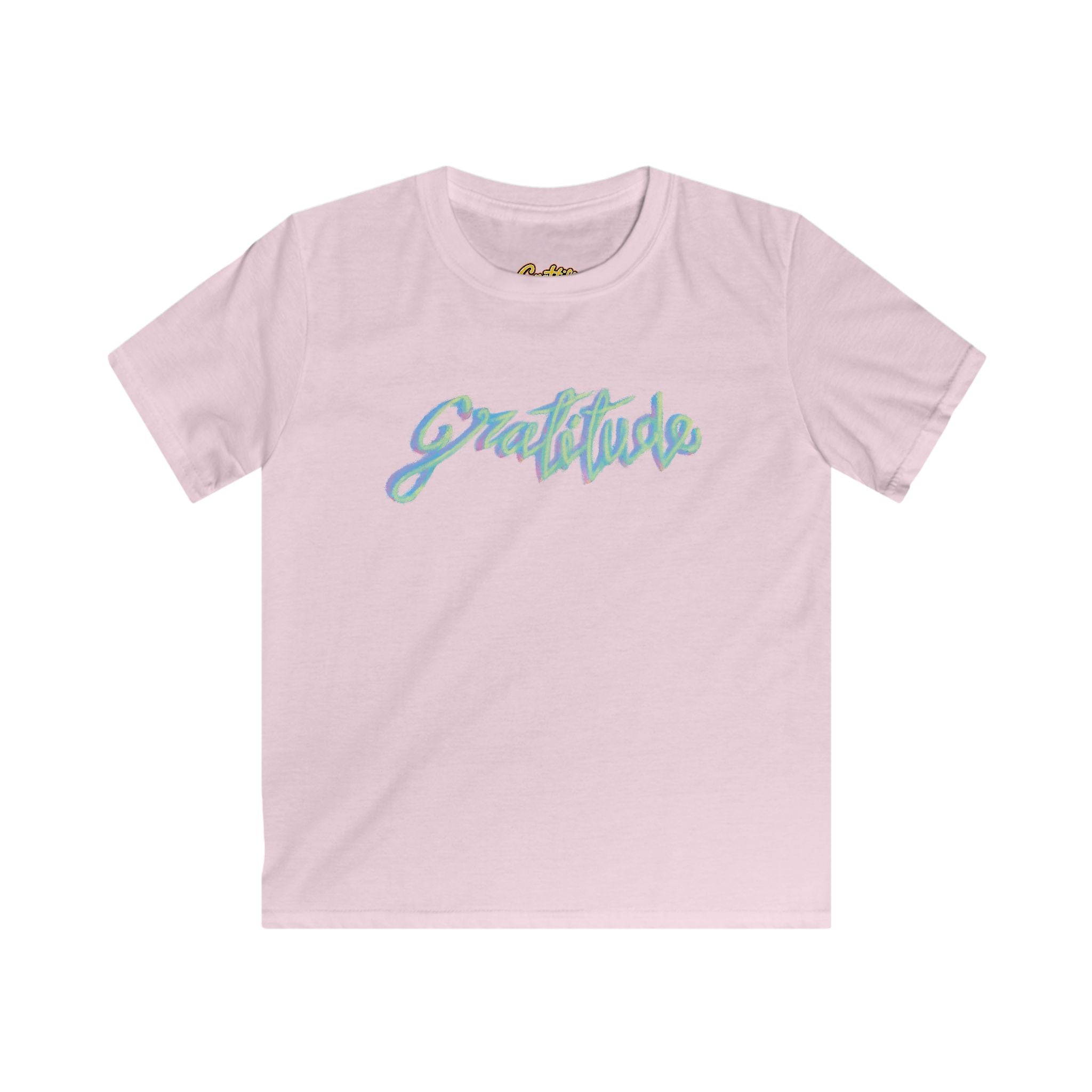 Kids 'Gratitude' Graphic Tee — Positive Message Youth T-Shirt