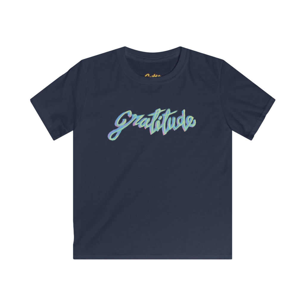 Kids 'Gratitude' Graphic Tee — Positive Message Youth T-Shirt