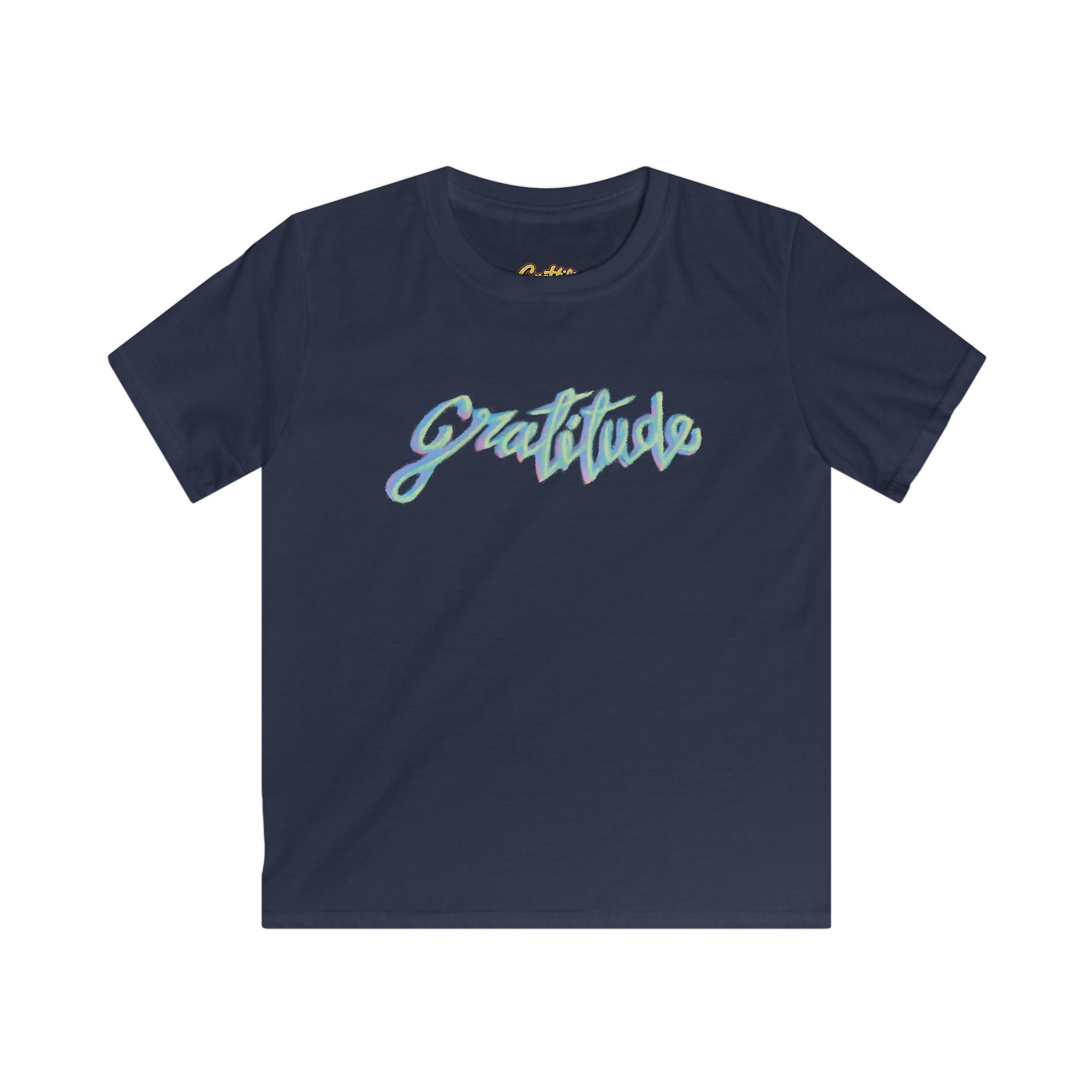 Kids 'Gratitude' Graphic Tee — Positive Message Youth T-Shirt