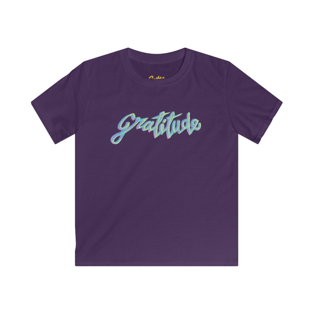 Kids 'Gratitude' Graphic Tee — Positive Message Youth T-Shirt