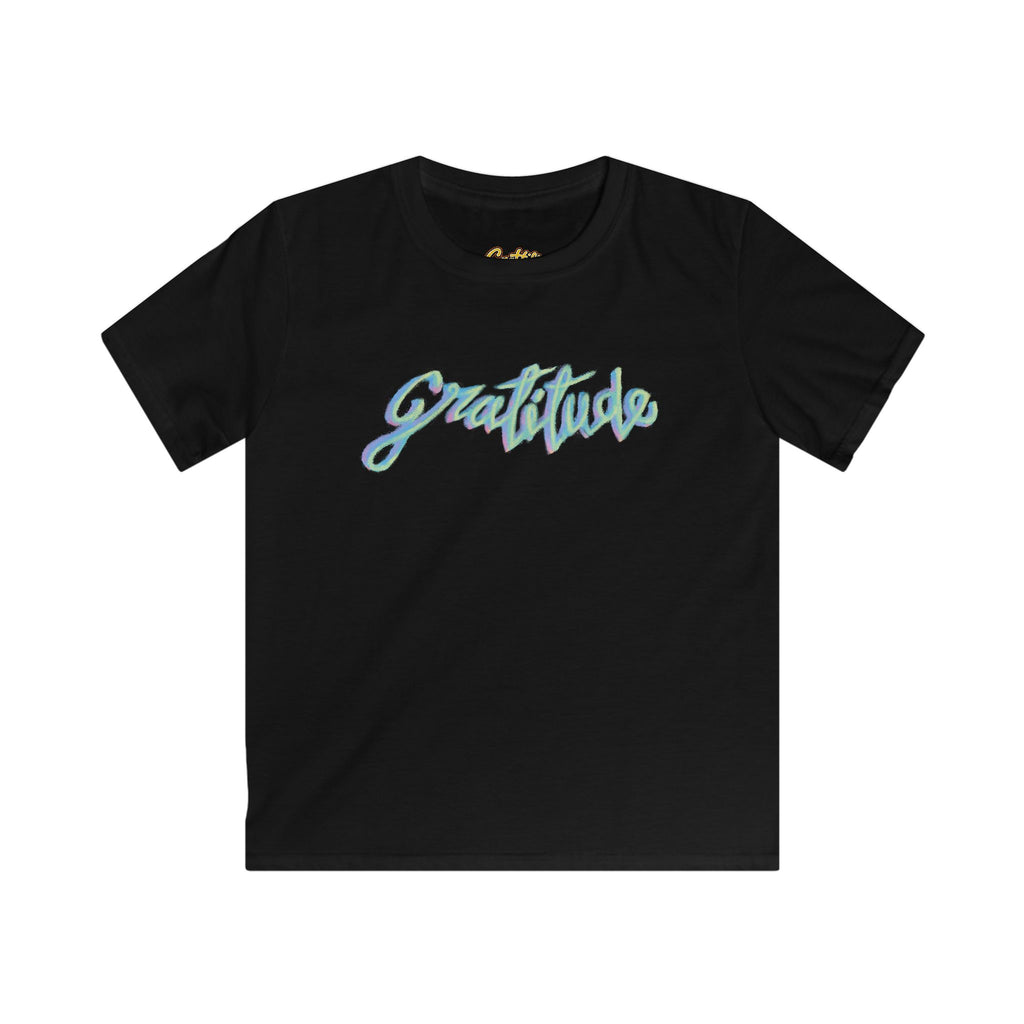Kids 'Gratitude' Graphic Tee — Positive Message Youth T-Shirt