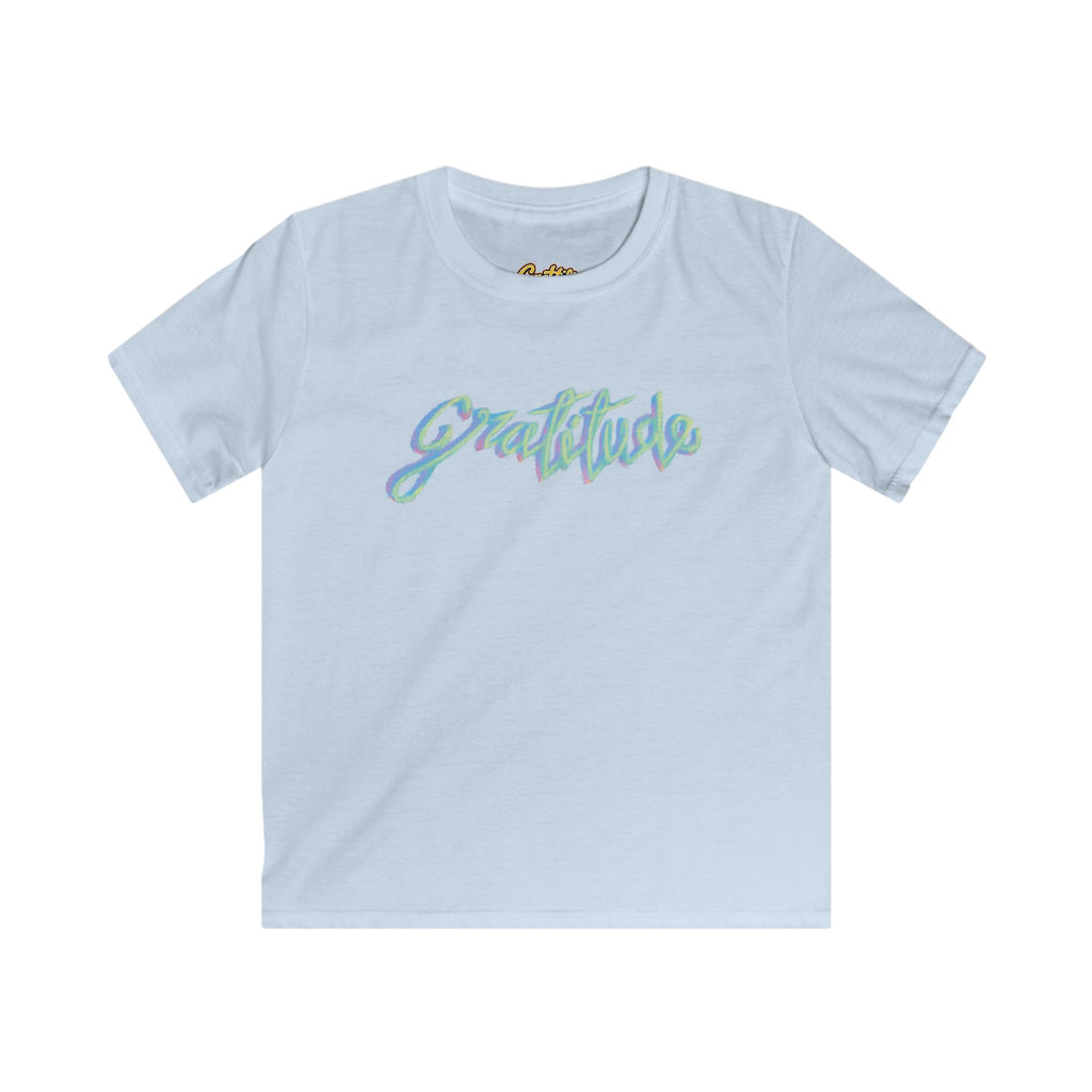 Kids 'Gratitude' Graphic Tee — Positive Message Youth T-Shirt