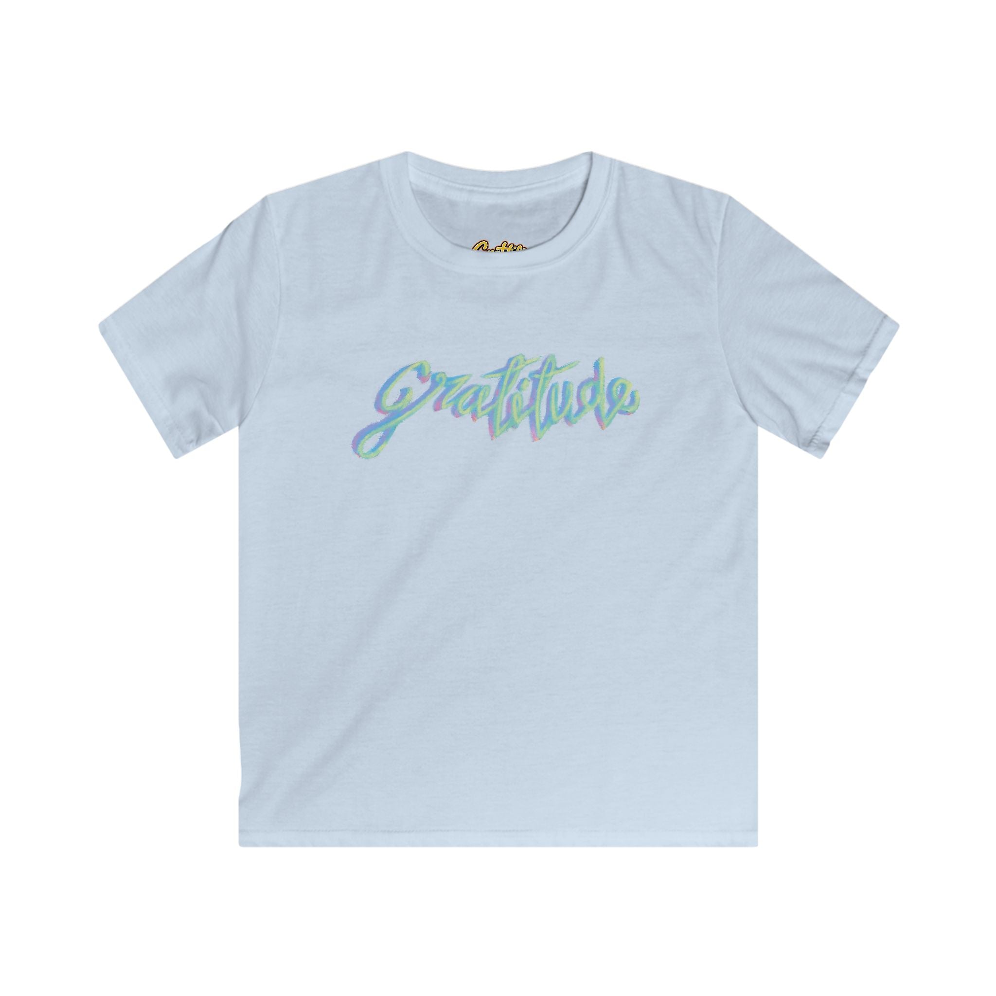 Kids 'Gratitude' Graphic Tee — Positive Message Youth T-Shirt