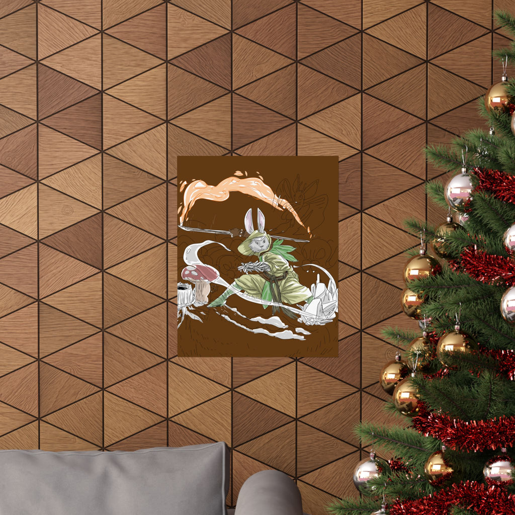 Rabbit Monk | Matte Poster