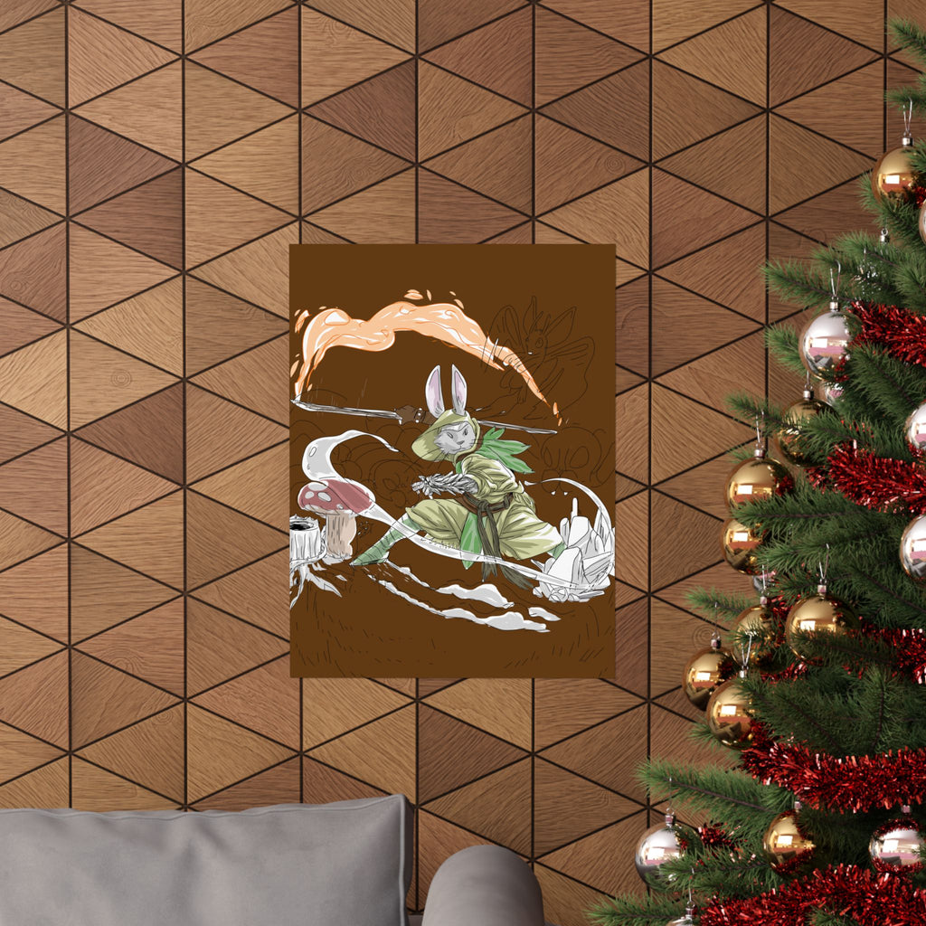 Rabbit Monk | Matte Poster