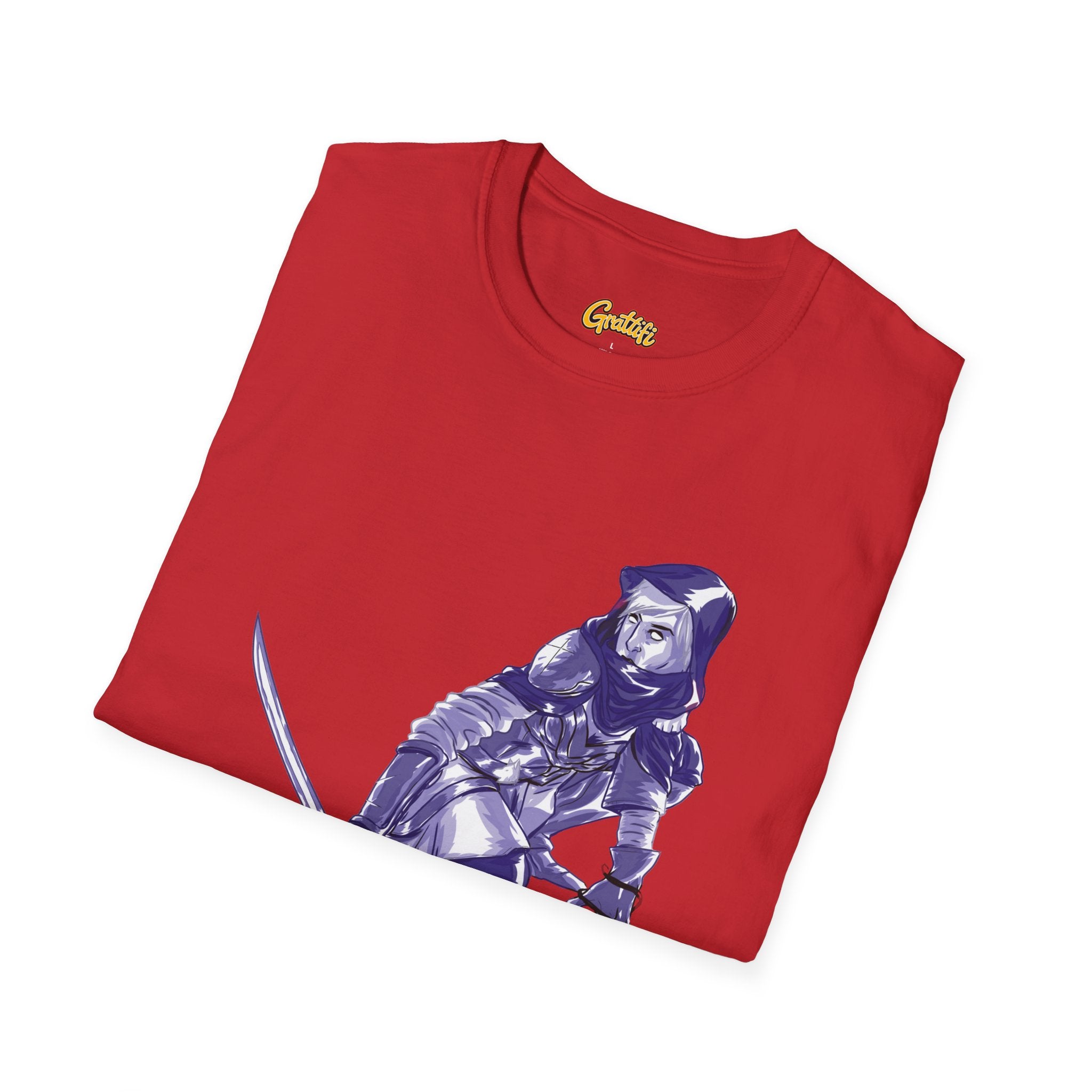 Female Assassin T-Shirt — Purple Assassin Graphic