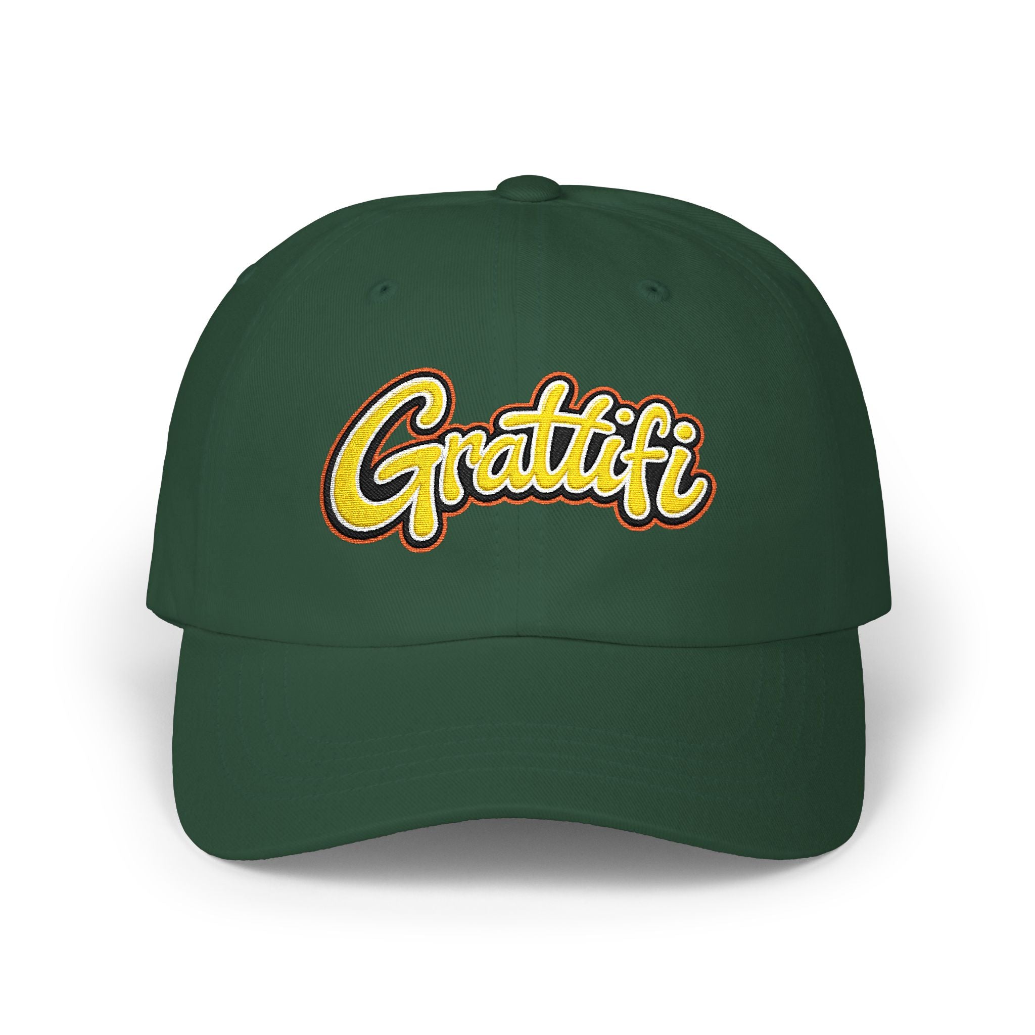 Grattifi Classic Embroidered Dad Cap — Minimal Logo Baseball Hat