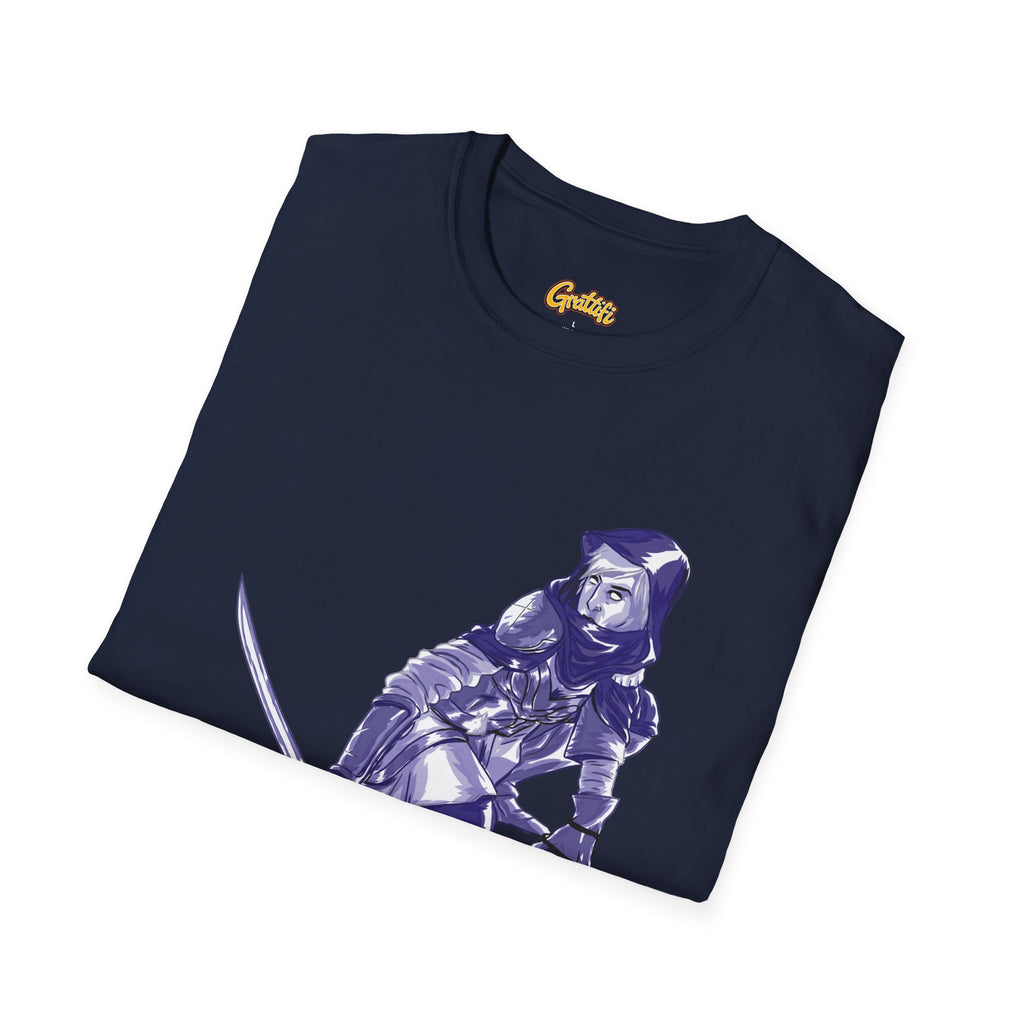 Female Assassin T-Shirt — Purple Assassin Graphic