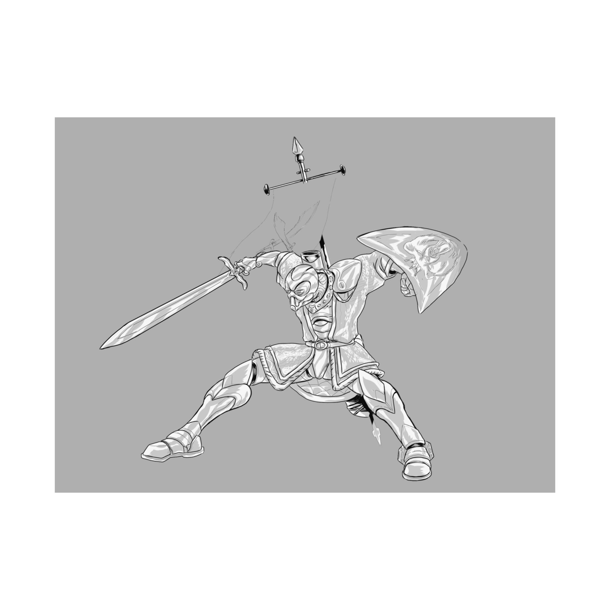 Mechanical Knight | Matte Poster