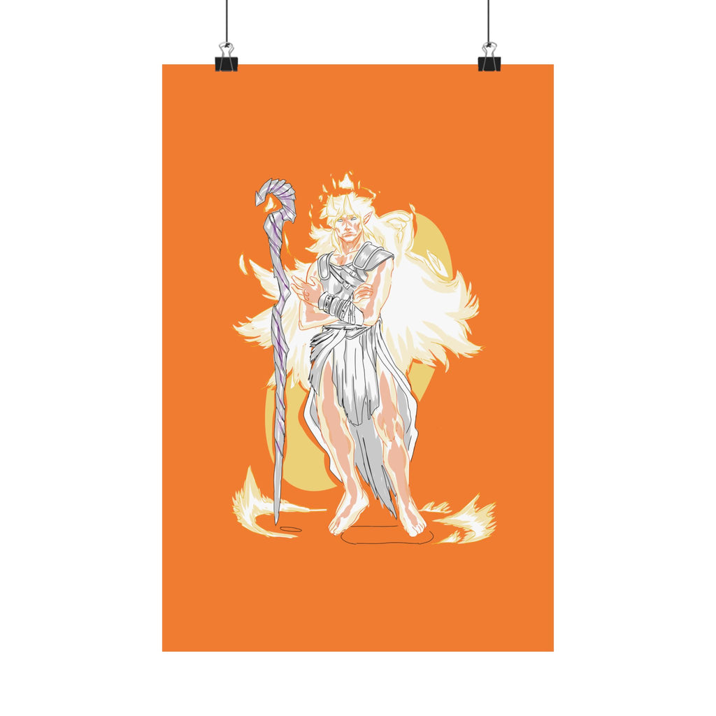 Flameborne Sorcerer | Matte Poster