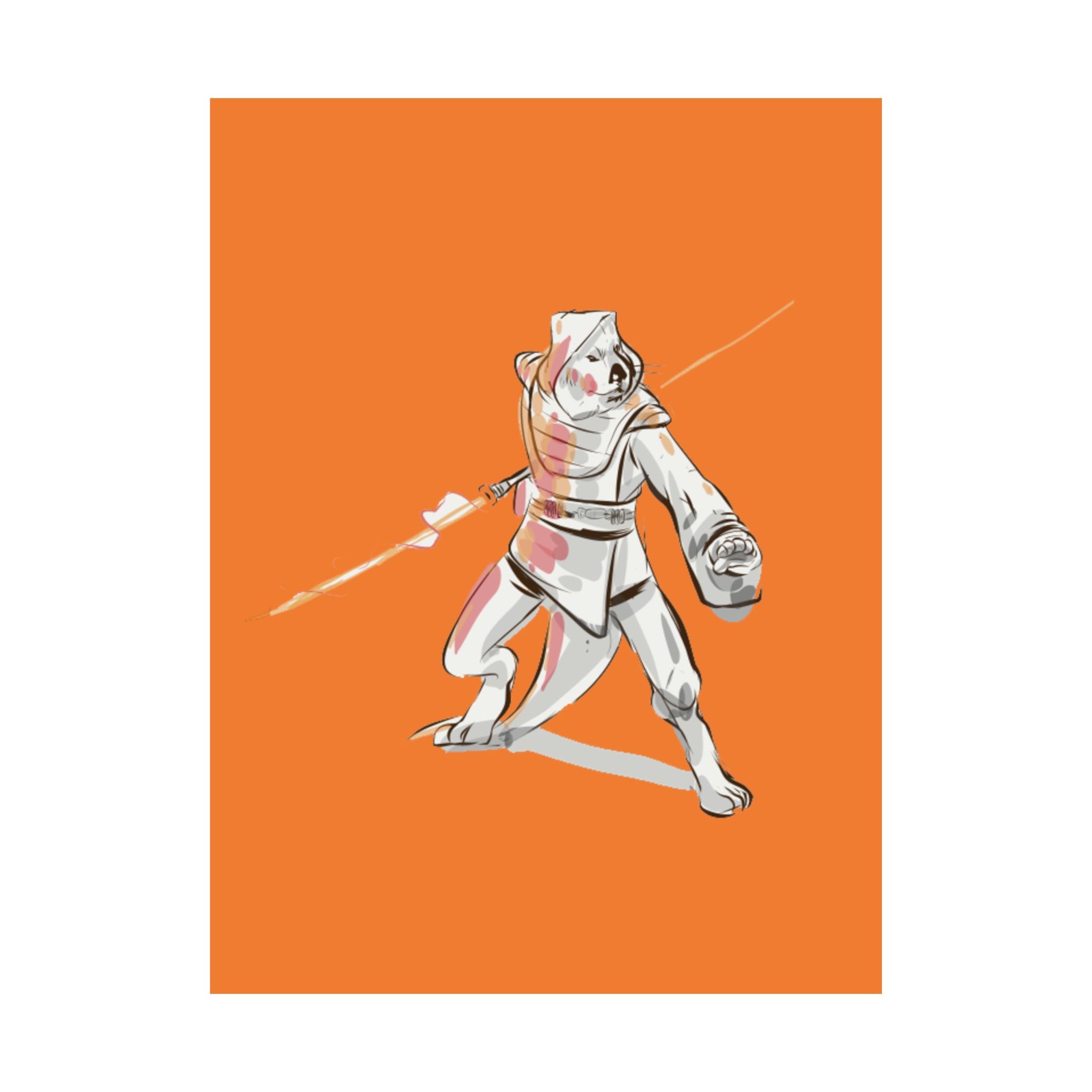 Solarian Warrior | Matte Poster