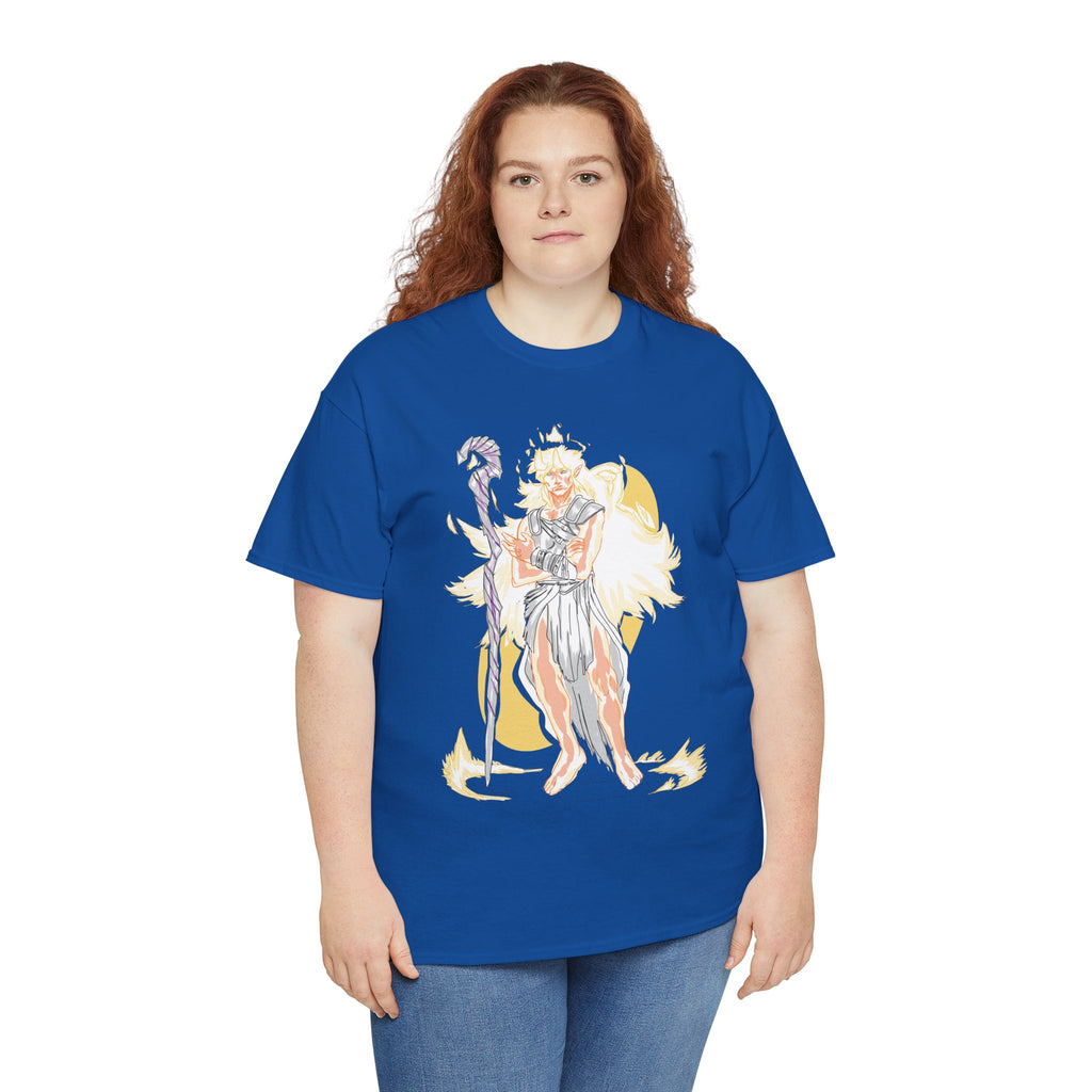 Flameborne Sorcerer Graphic Tee — Fantasy Mage Fire Sorcerer Shirt