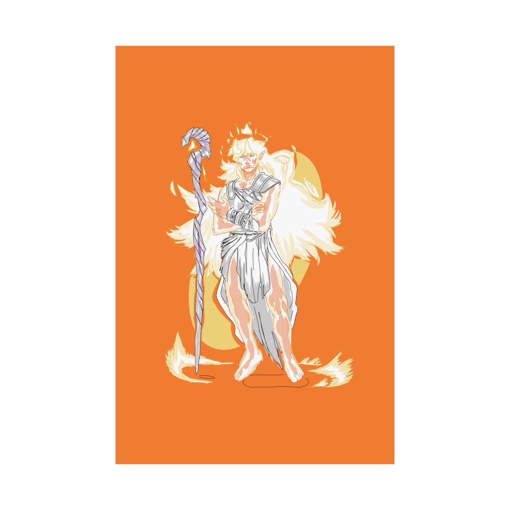 Flameborne Sorcerer | Matte Poster
