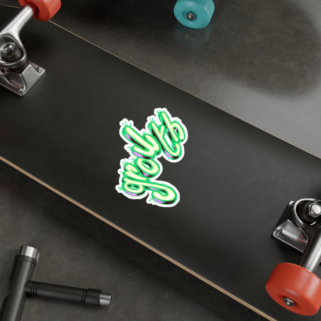 Grow Up Graffiti Kiss-Cut Vinyl Sticker