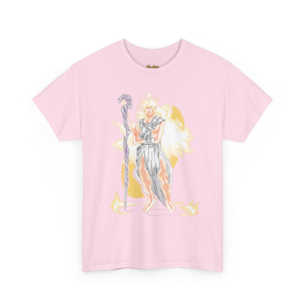 Flameborne Sorcerer Graphic Tee — Fantasy Mage Fire Sorcerer Shirt