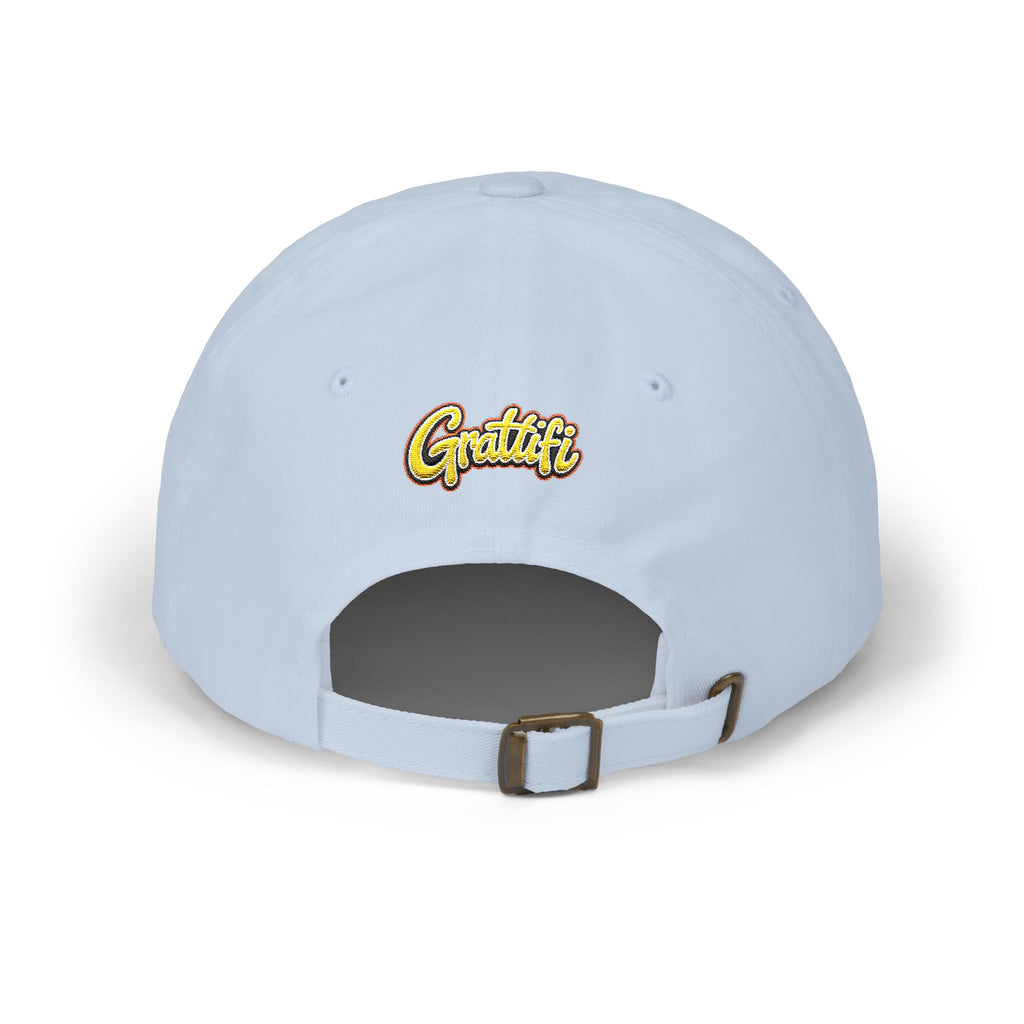 Pause Embroidered Calligraphy Dad Cap