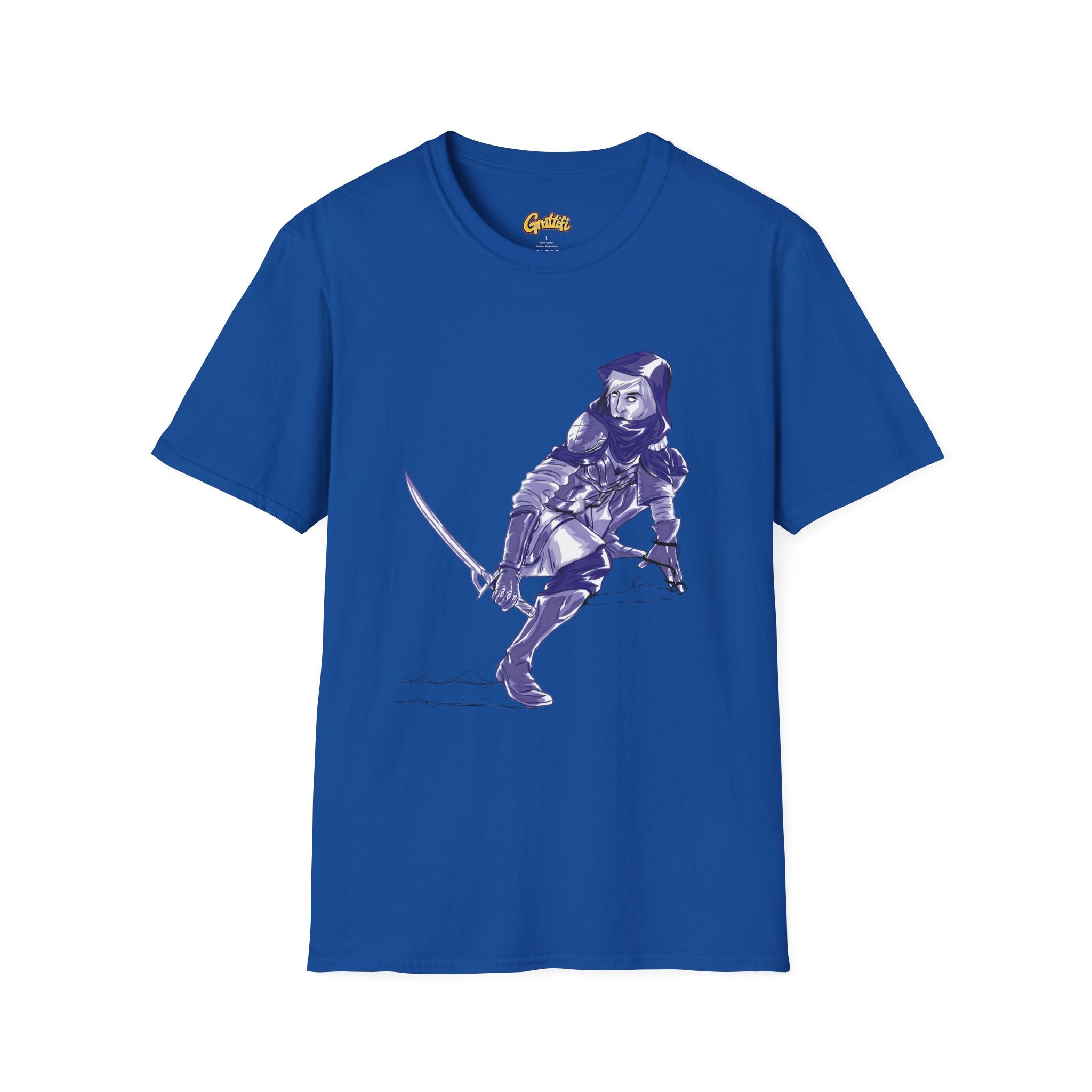 Female Assassin T-Shirt — Purple Assassin Graphic