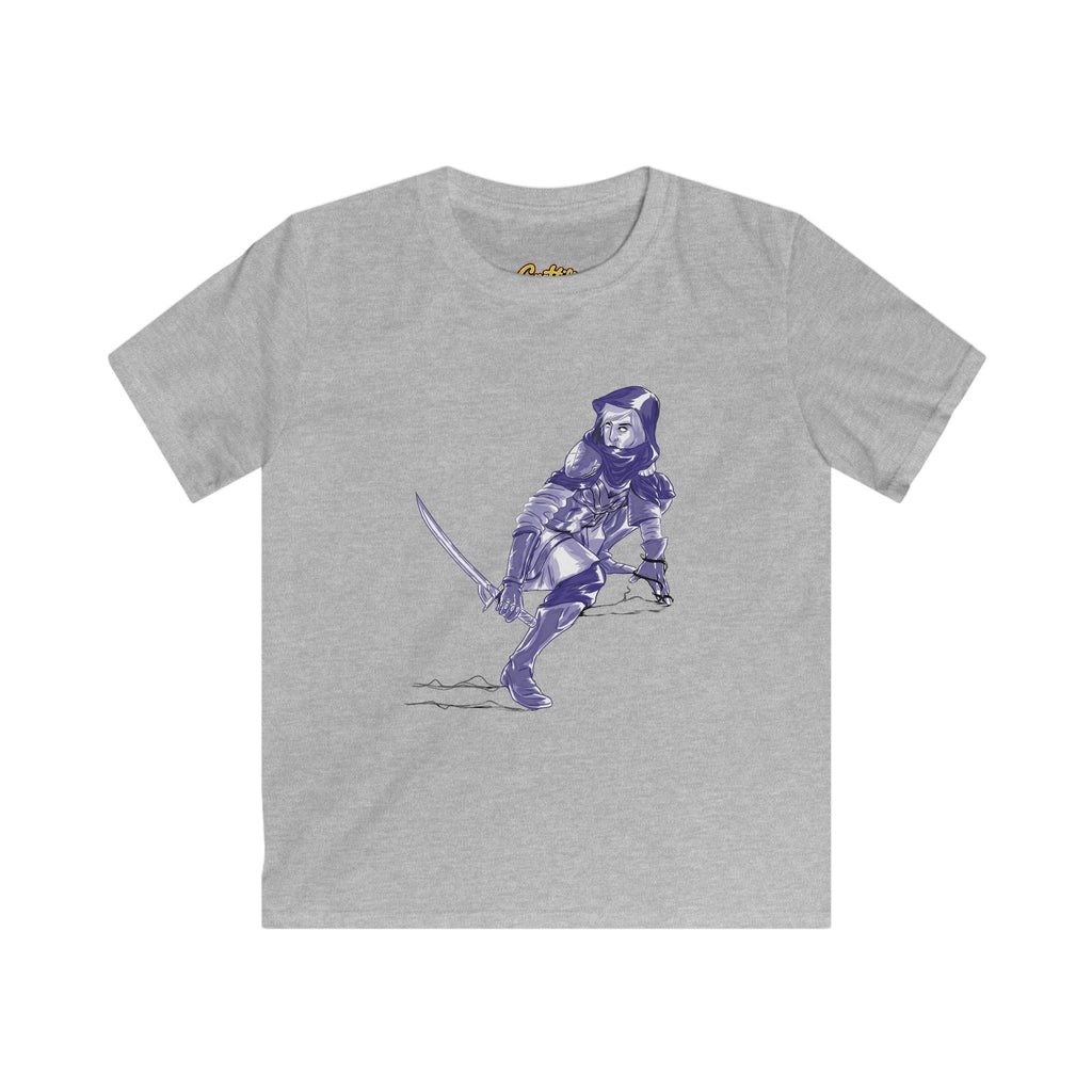 Kids Ninja Tee — Purple Shadow Graphic Shirt