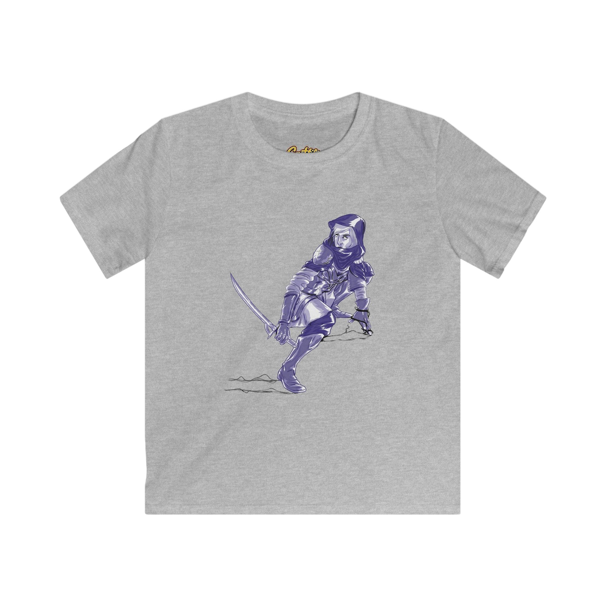Kids Ninja Tee — Purple Shadow Graphic Shirt