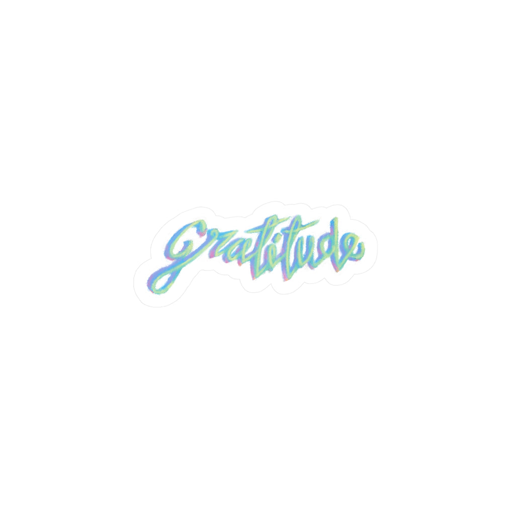 Gratitude Kiss-Cut Vinyl Decals